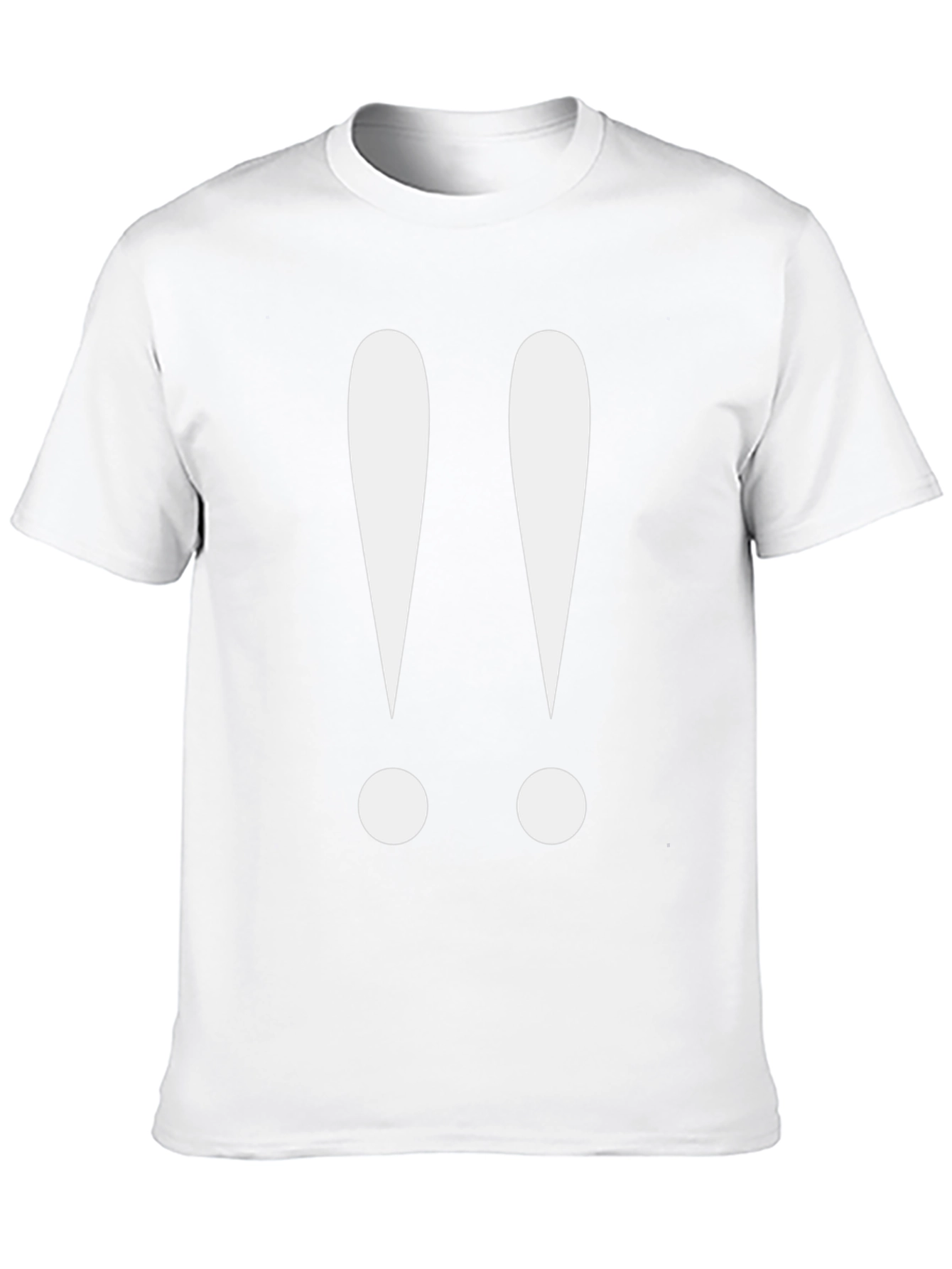 Exclamation Point Graphic Tee - Black