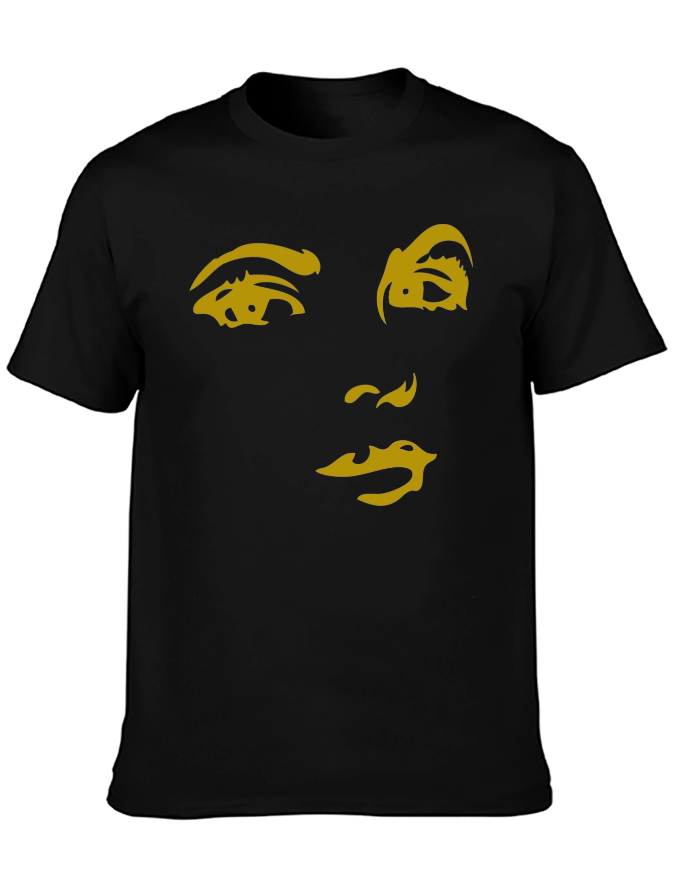 Abstract Face Graphic T-Shirt - Stylish and Unique