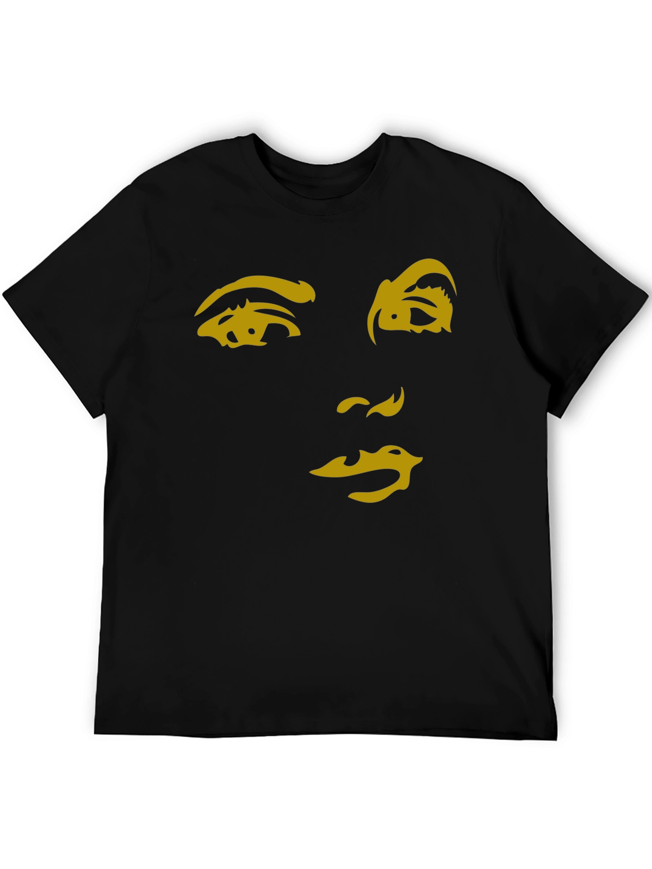 Abstract Face Graphic T-Shirt - Stylish and Unique