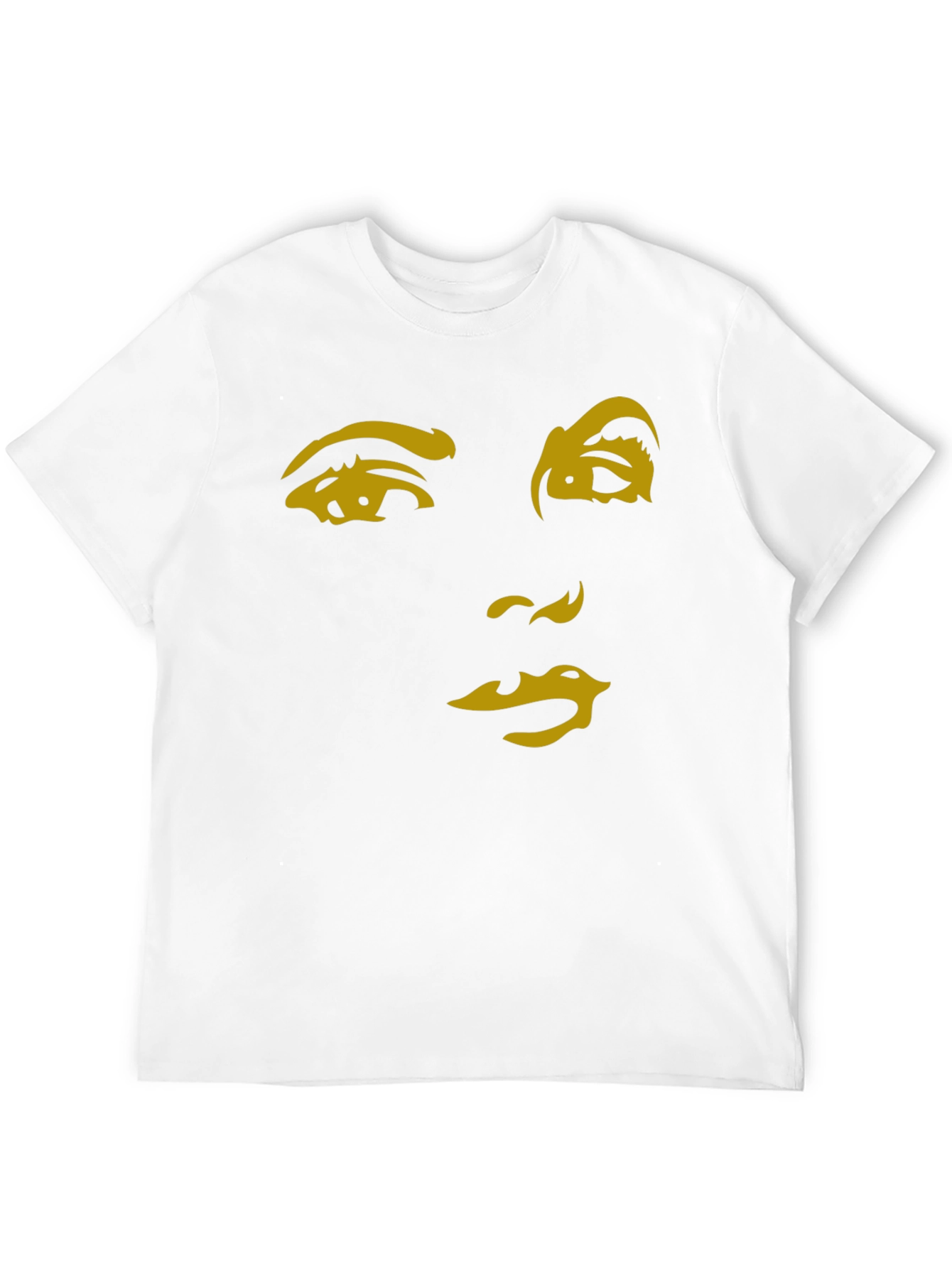 Abstract Face Graphic T-Shirt - Stylish and Unique