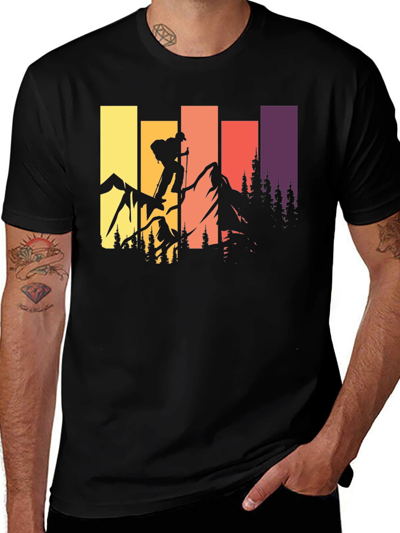 Mountain Hiker Graphic Tee - Adventure Ready!