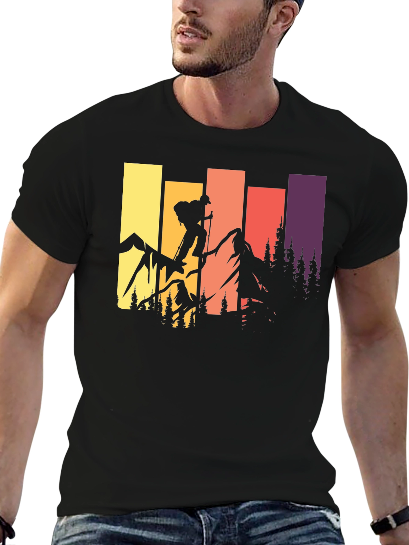 Mountain Hiker Graphic Tee - Adventure Ready!