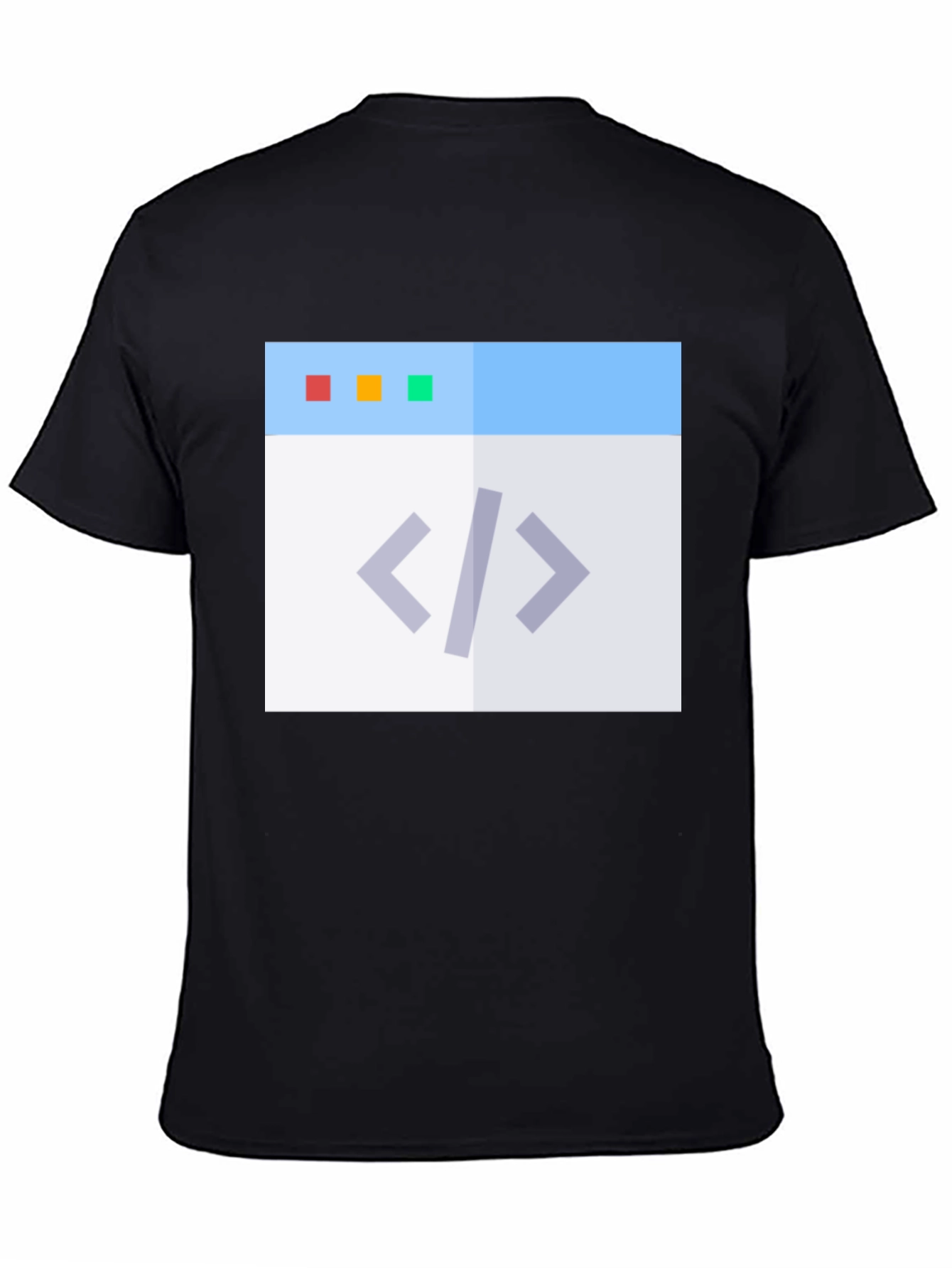 Coding Window Graphic Tee - Black Programmer T-Shirt