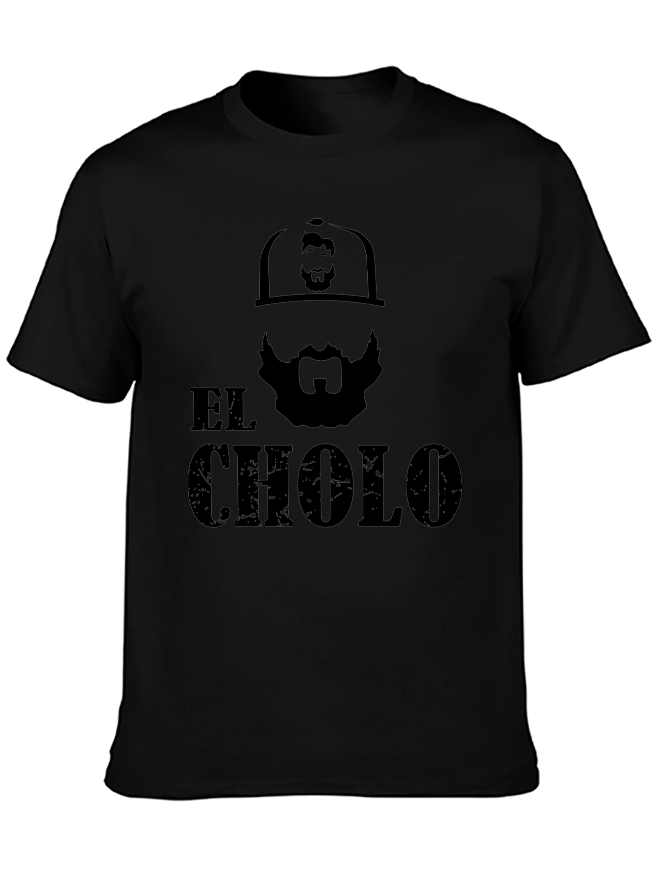 El Cholo Graphic Tee - Black Crew Neck
