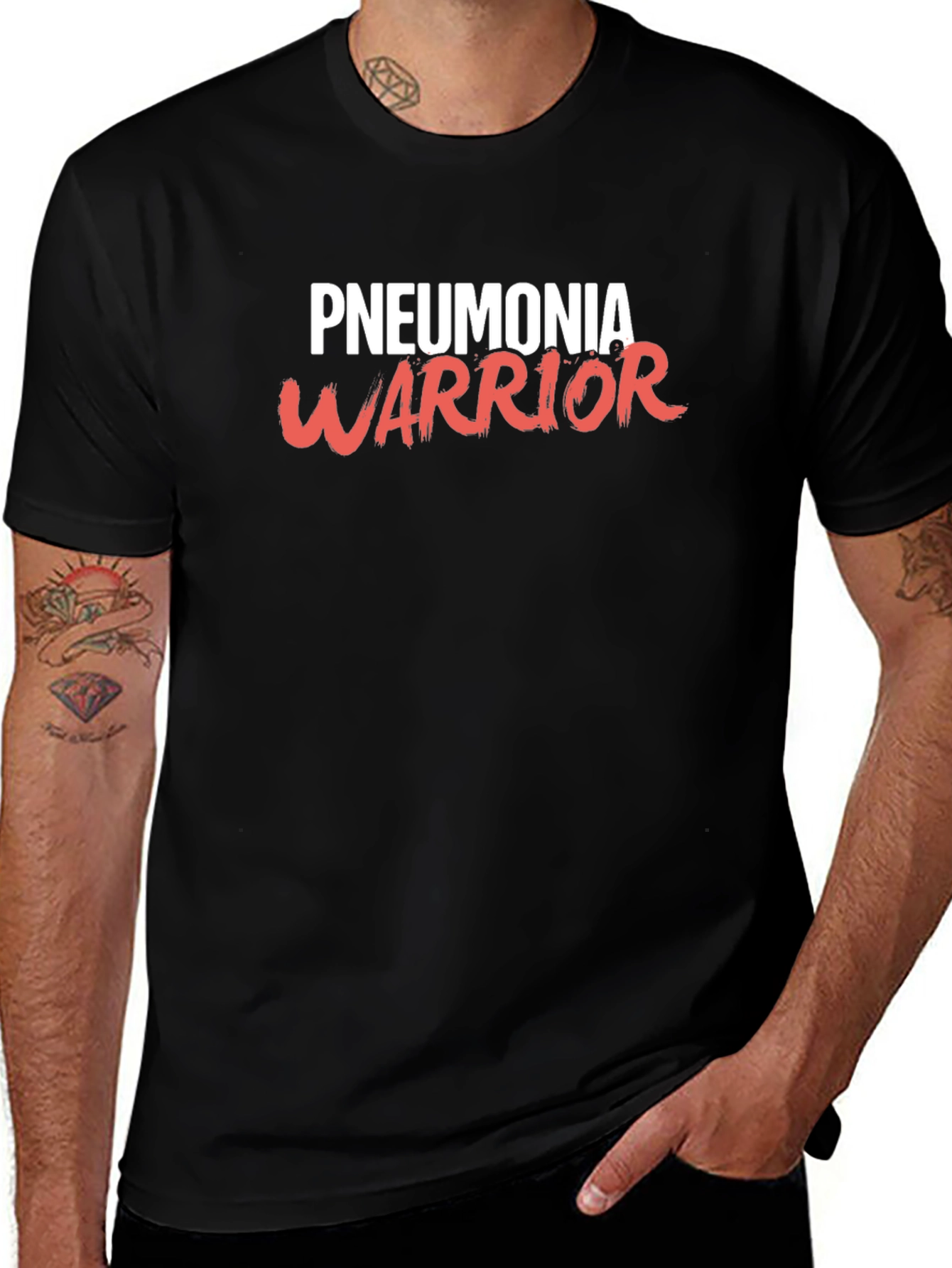 Pneumonia Warrior Graphic Tee