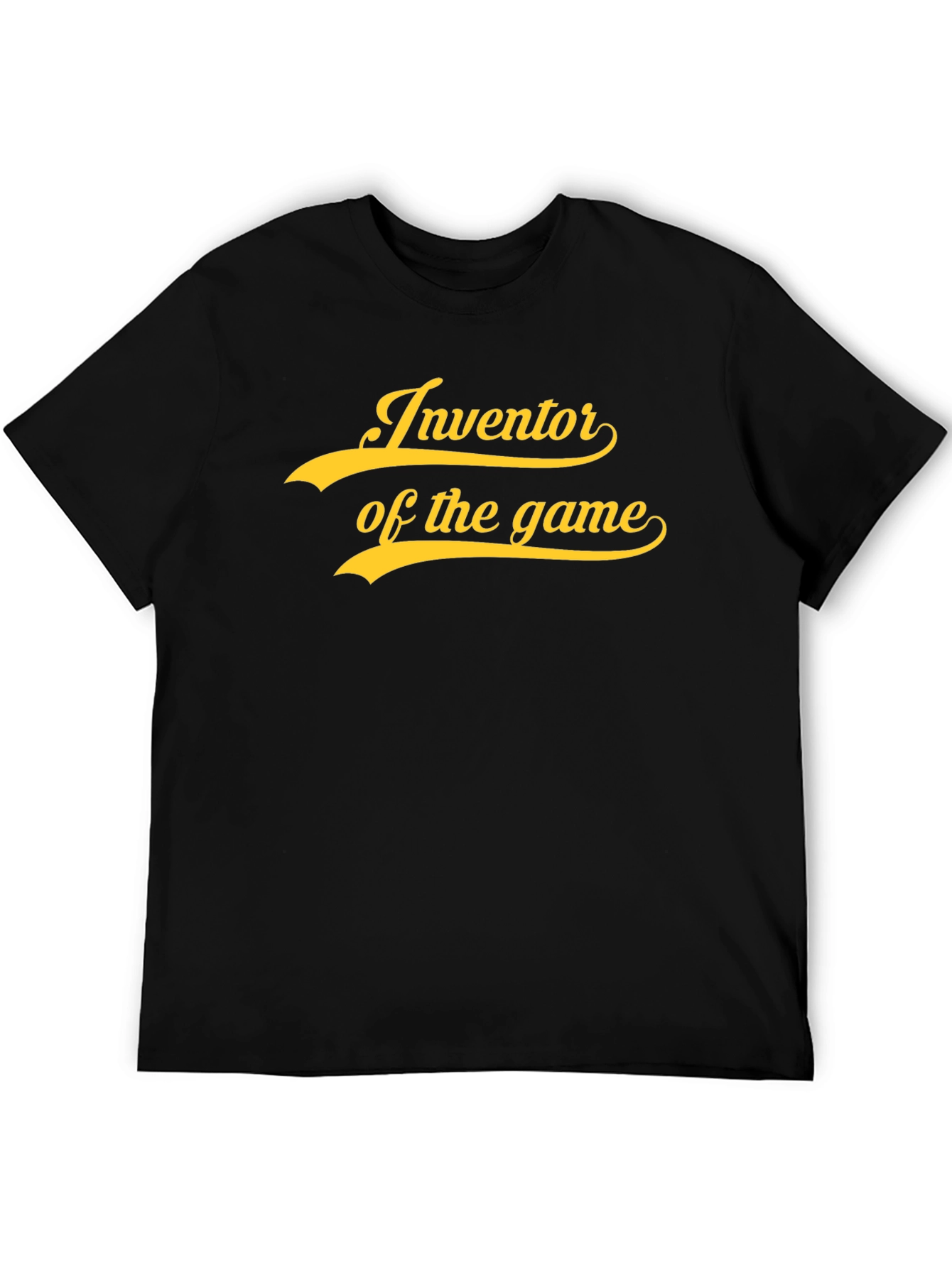 Inventor of the Game Black Graphic Tee