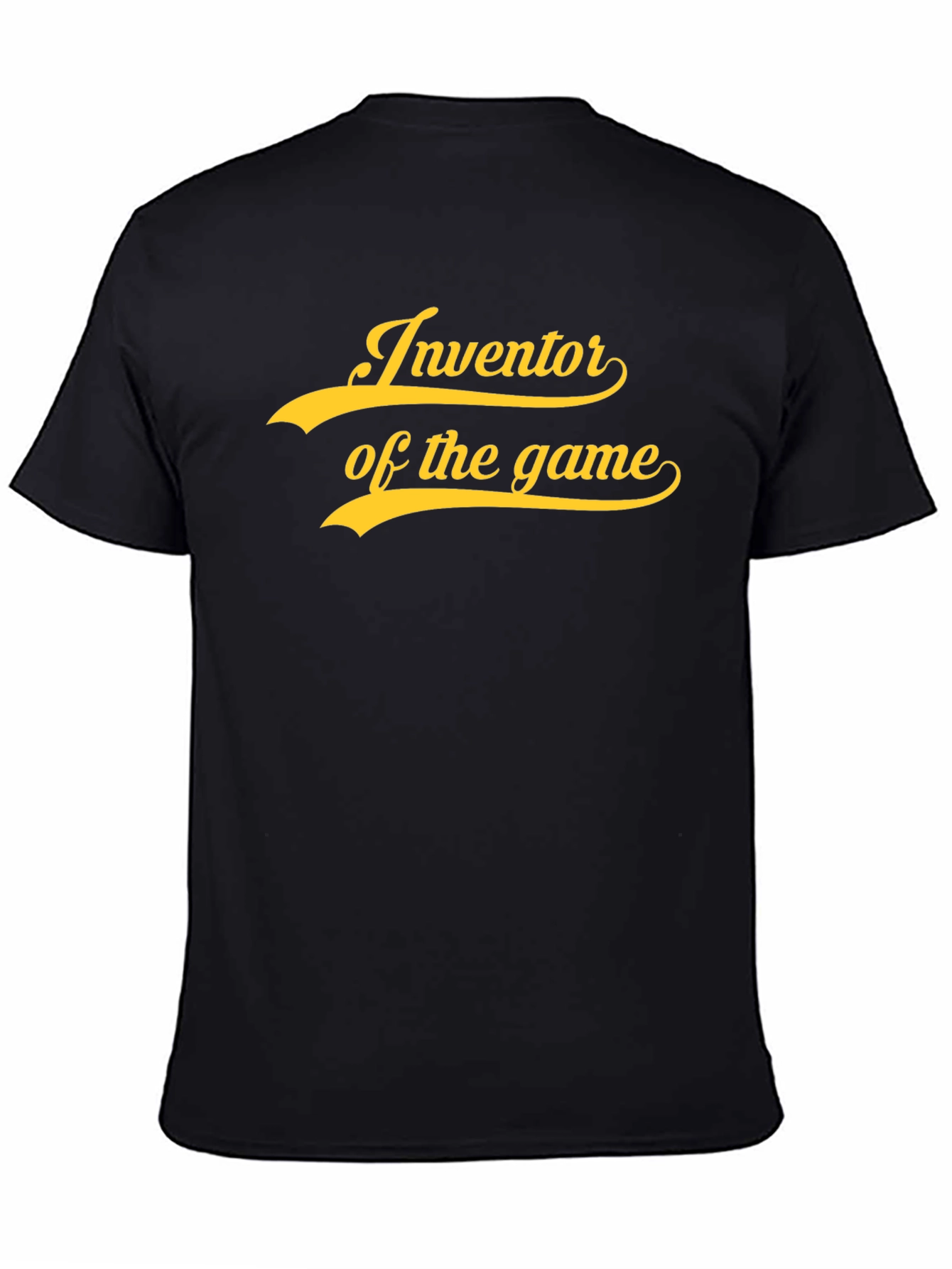 Inventor of the Game Black Graphic Tee