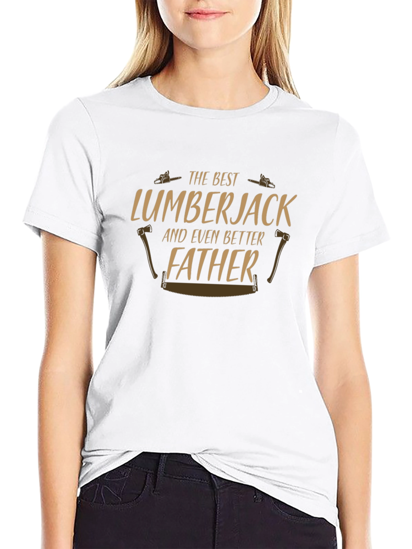 Best Lumberjack Father T-Shirt