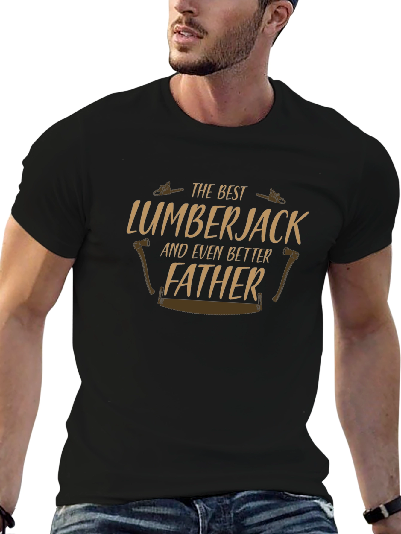 Best Lumberjack Father T-Shirt