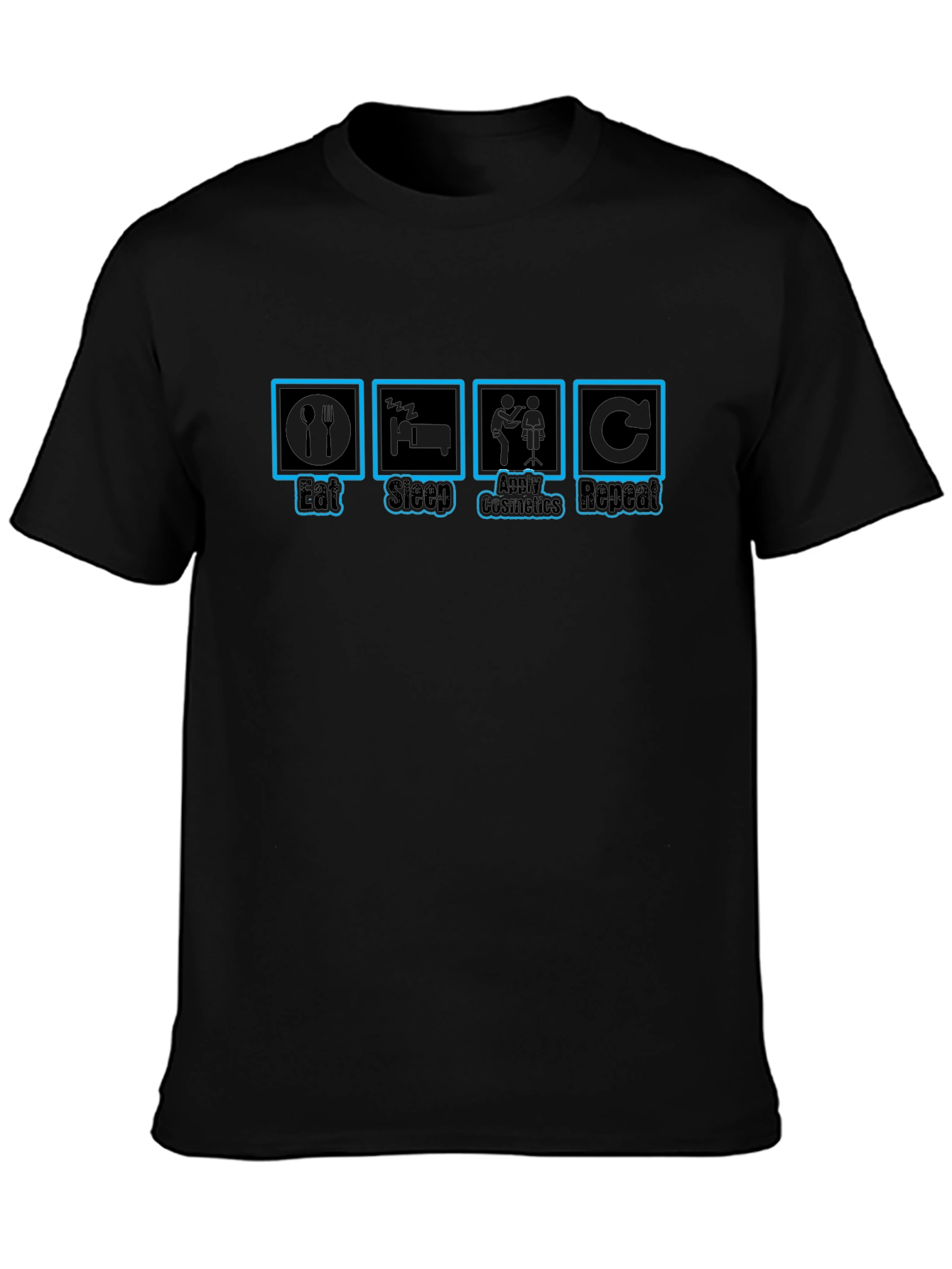 Eat Sleep Cosmetics Repeat T-Shirt