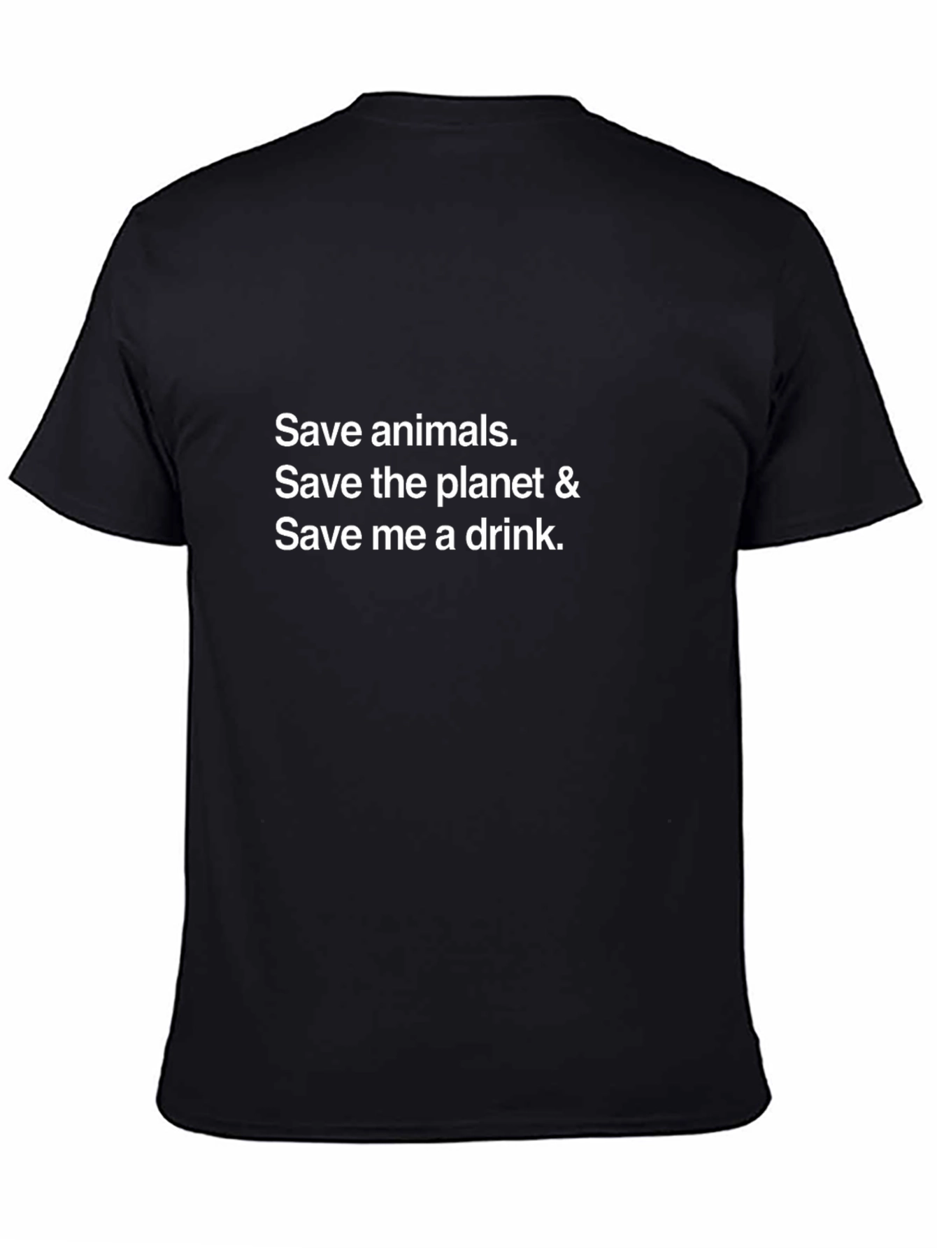 Save Animals Planet Drink T-Shirt
