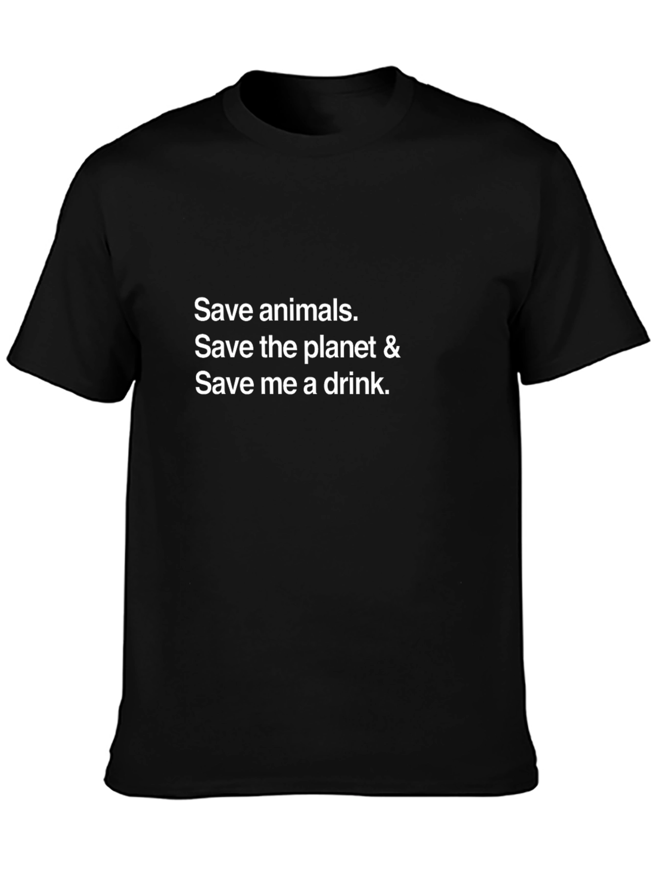 Save Animals Planet Drink T-Shirt