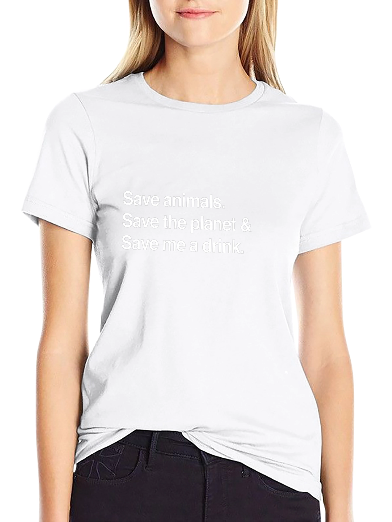 Save Animals Planet Drink T-Shirt