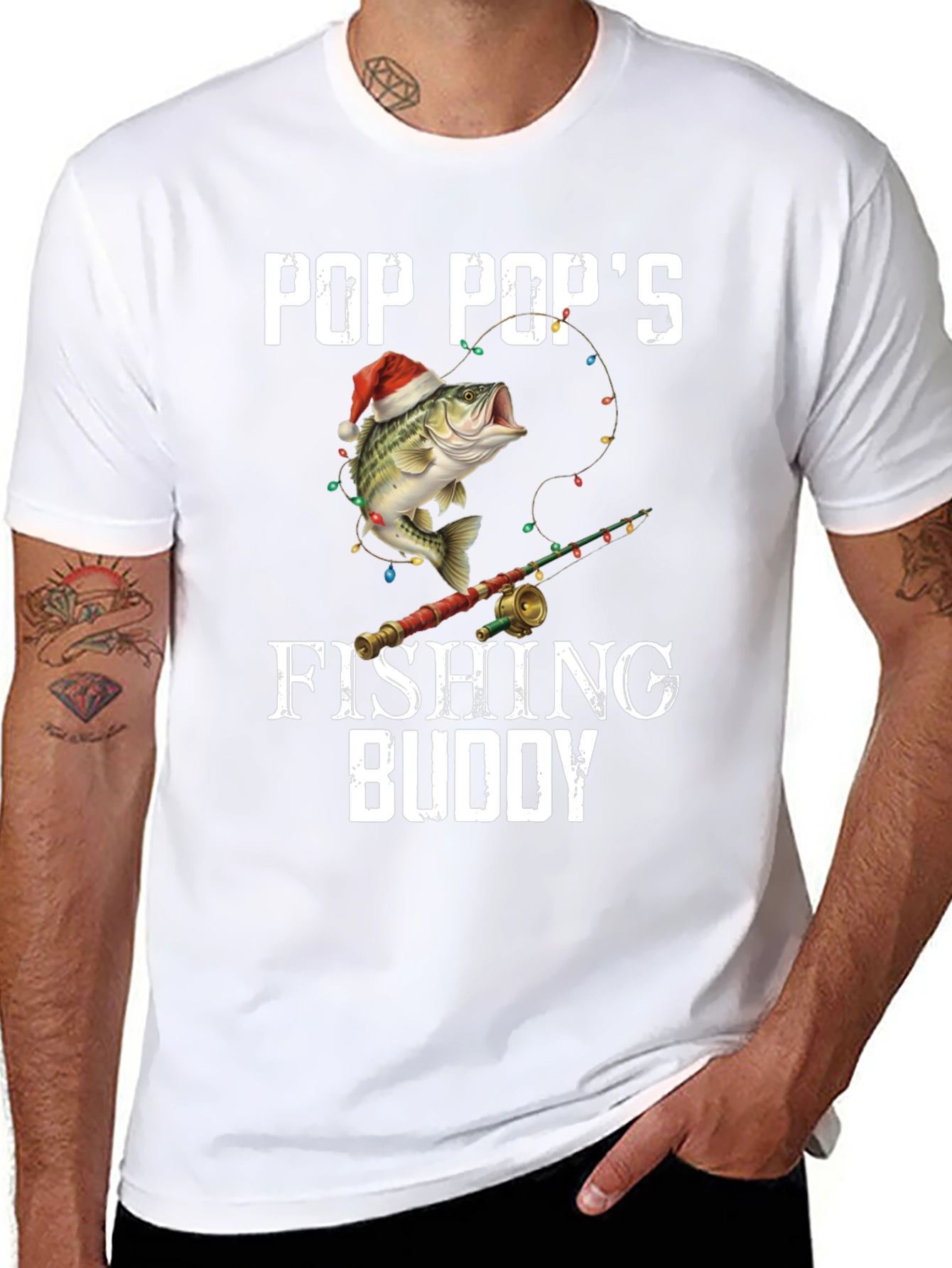 Pop Pops Fishing Buddy T-Shirt
