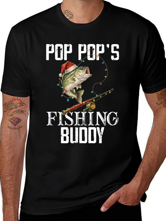 Pop Pops Fishing Buddy T-Shirt