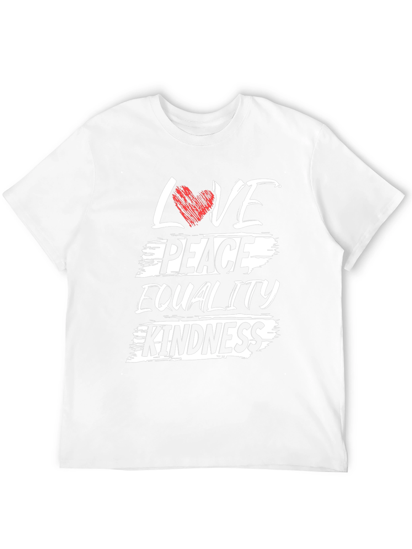 Love Peace Equality Kindness Graphic T-Shirt