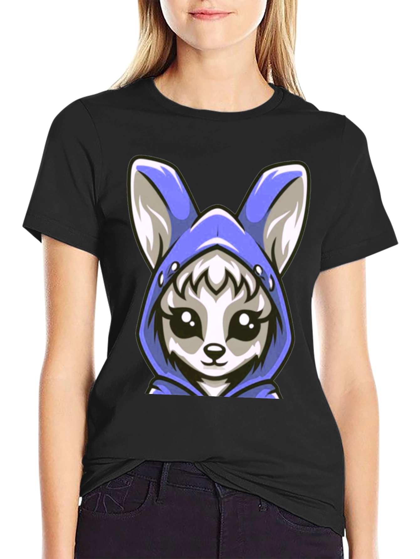 Cute Kawaii Fox Hoodie T-Shirt