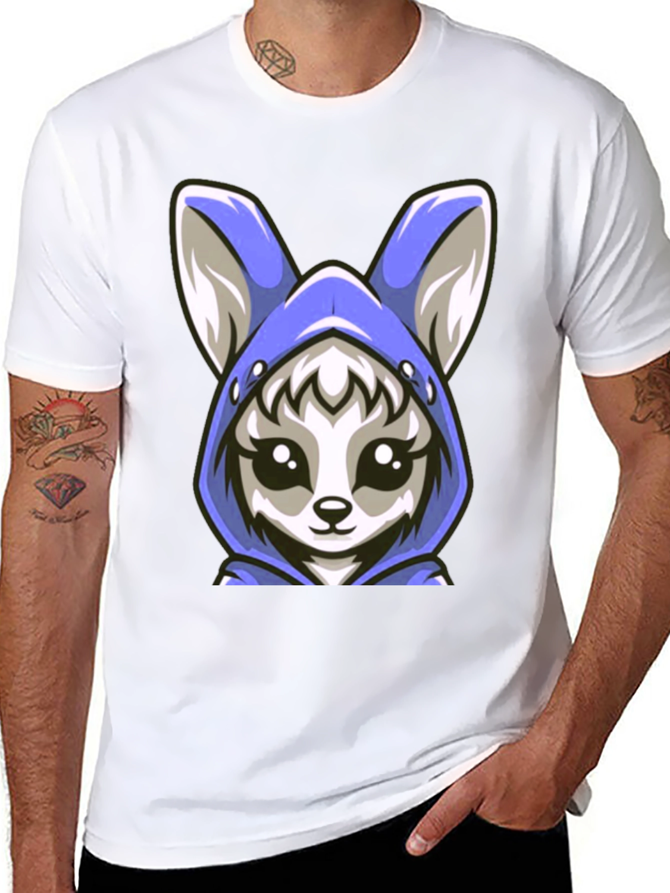 Cute Kawaii Fox Hoodie T-Shirt