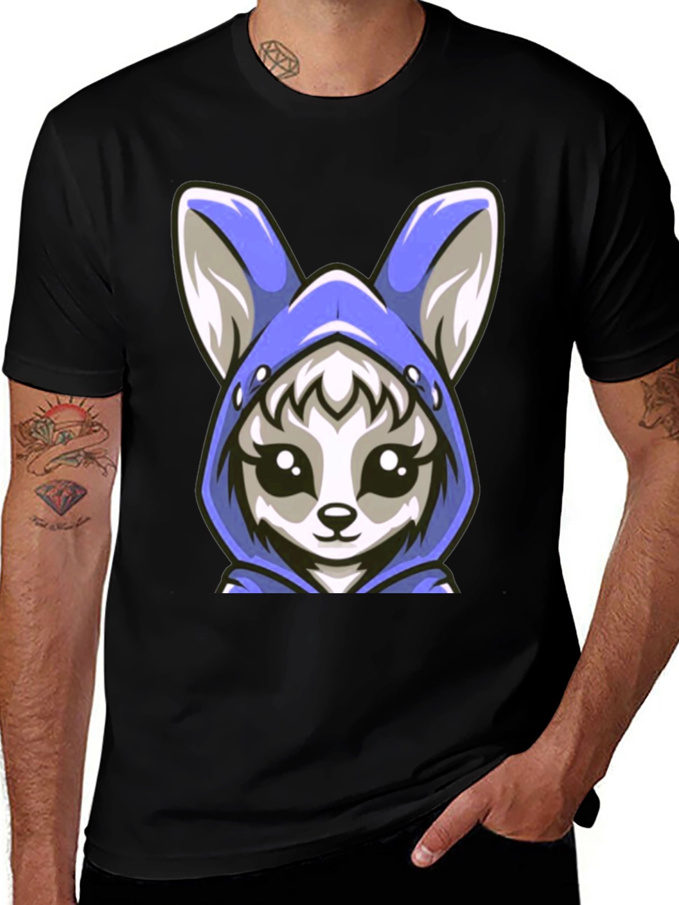 Cute Kawaii Fox Hoodie T-Shirt