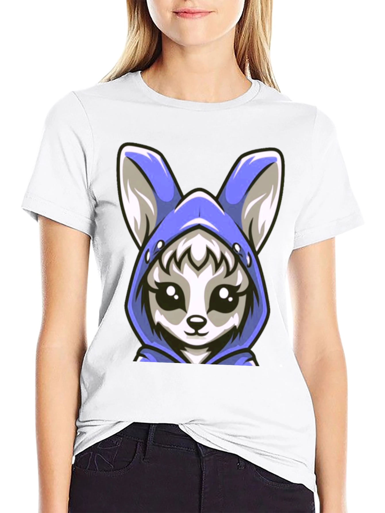 Cute Kawaii Fox Hoodie T-Shirt