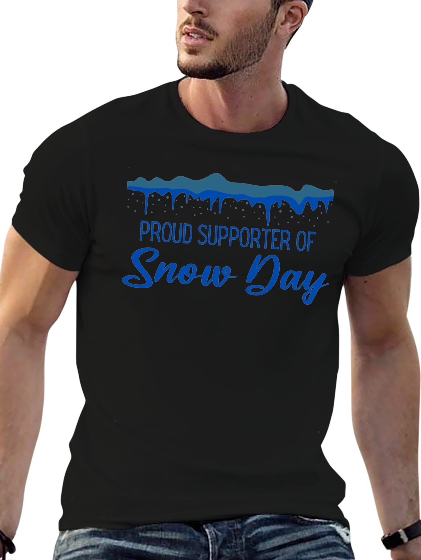 Proud Snow Day Supporter Graphic T-Shirt
