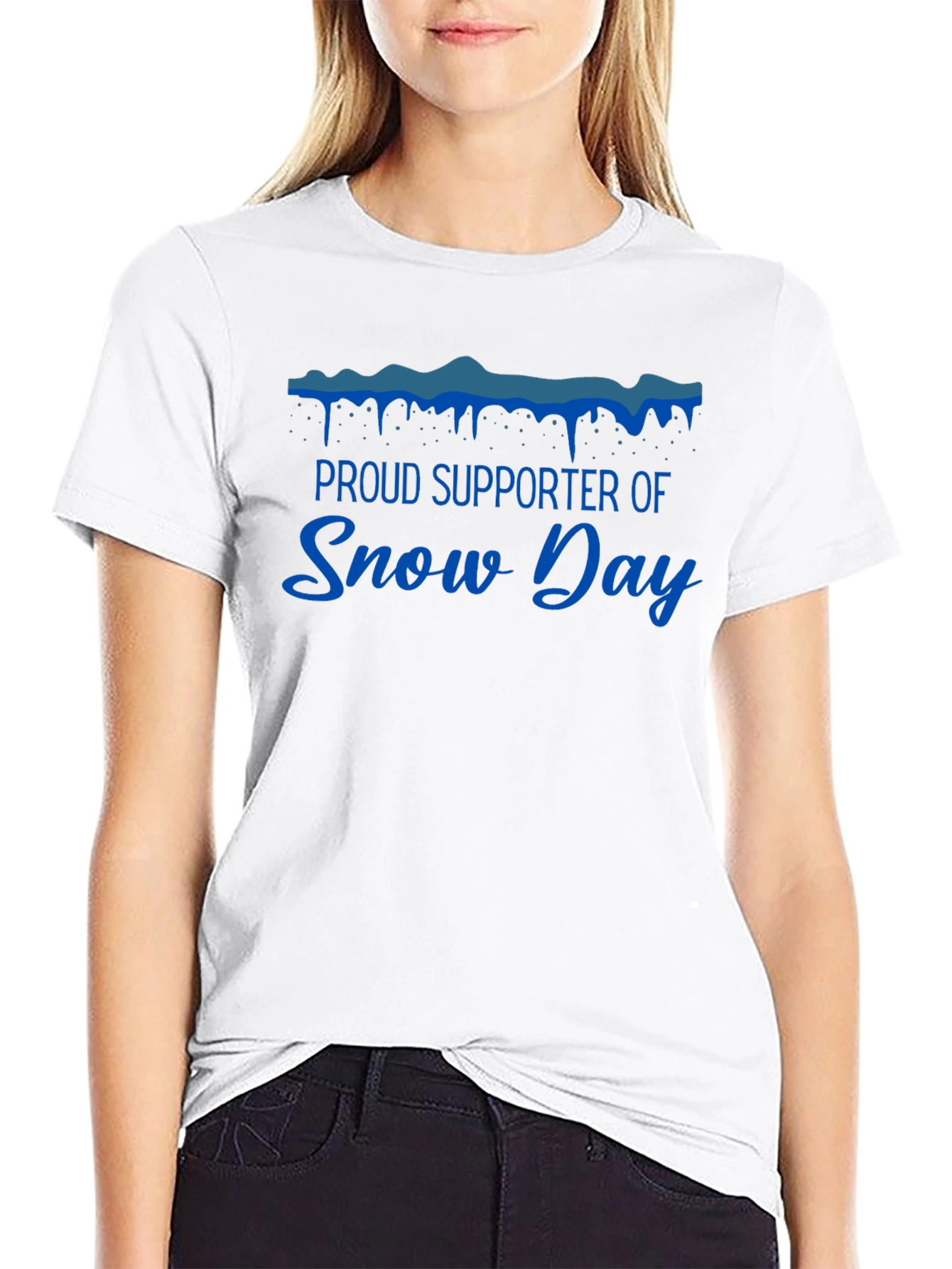 Proud Snow Day Supporter Graphic T-Shirt