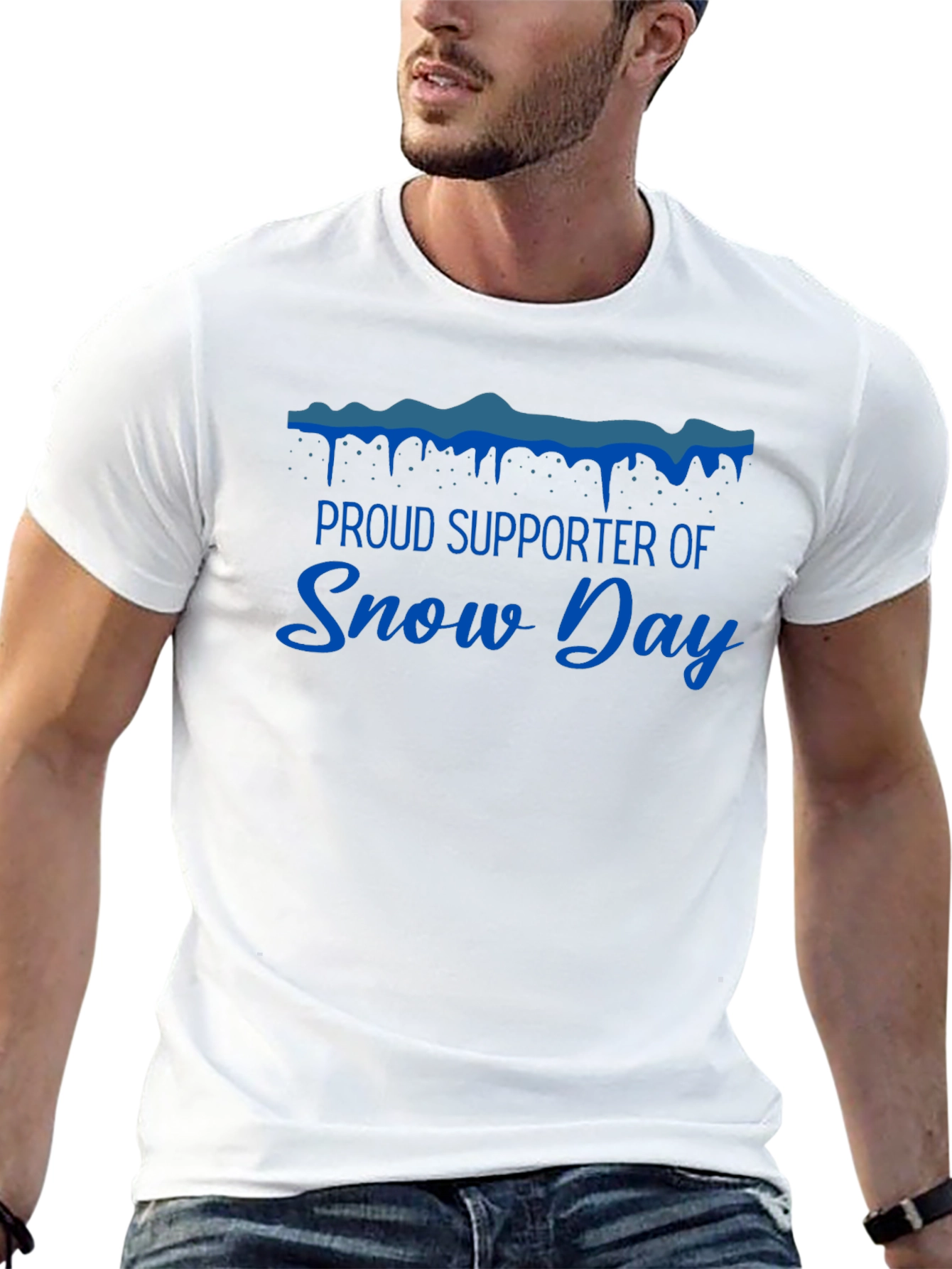 Proud Snow Day Supporter Graphic T-Shirt