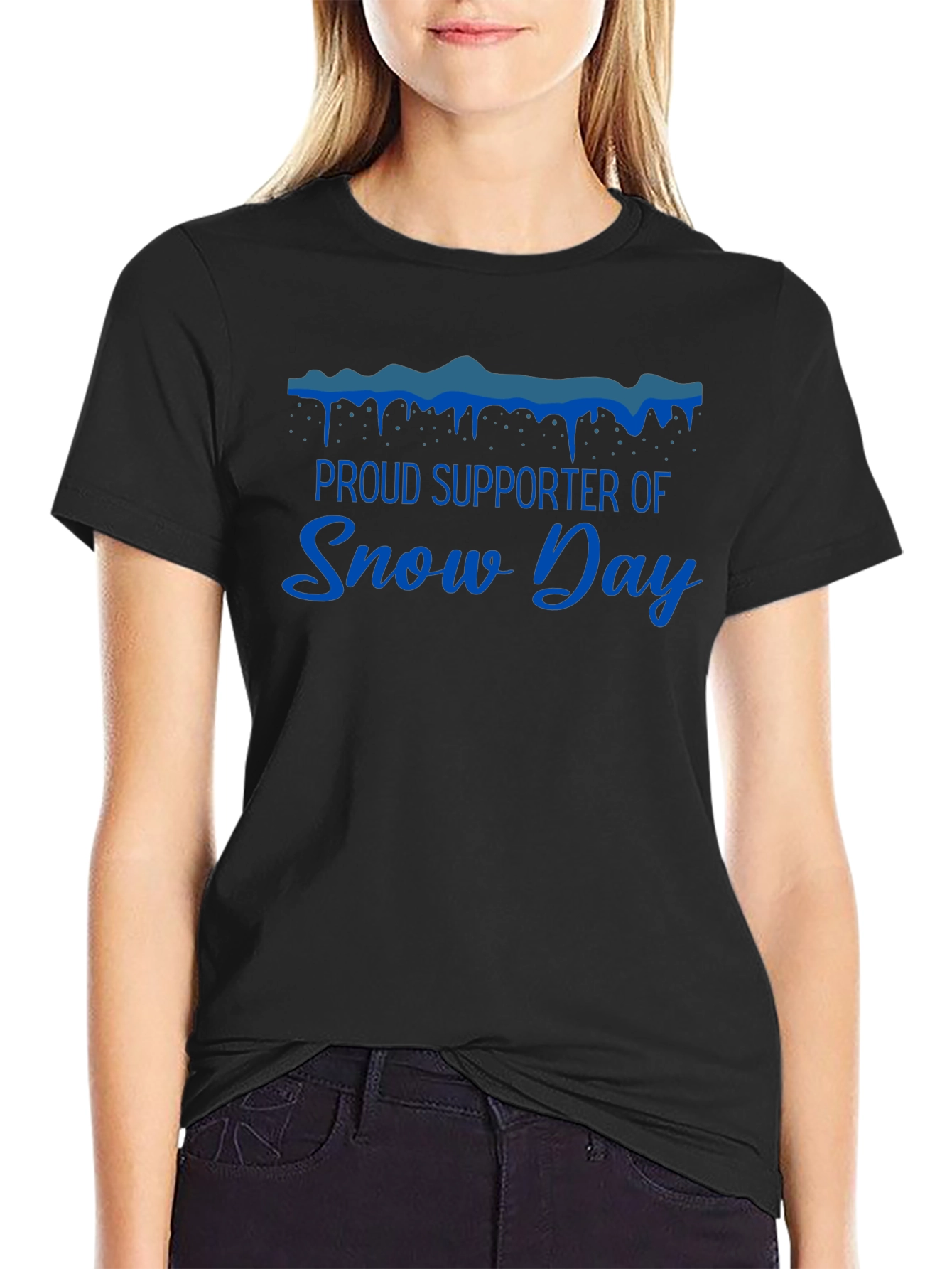 Proud Snow Day Supporter Graphic T-Shirt