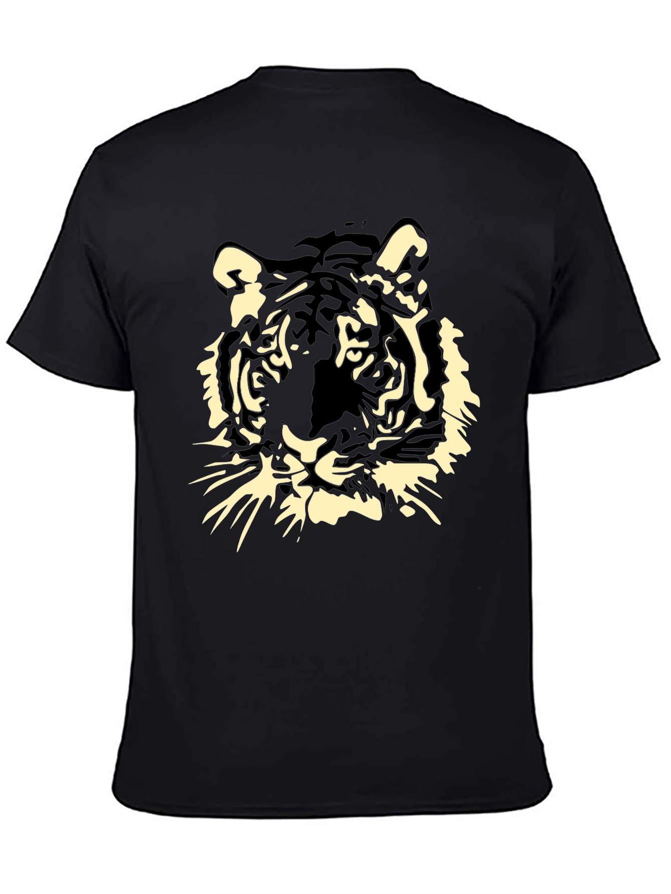 Tiger Graphic Black T-Shirt