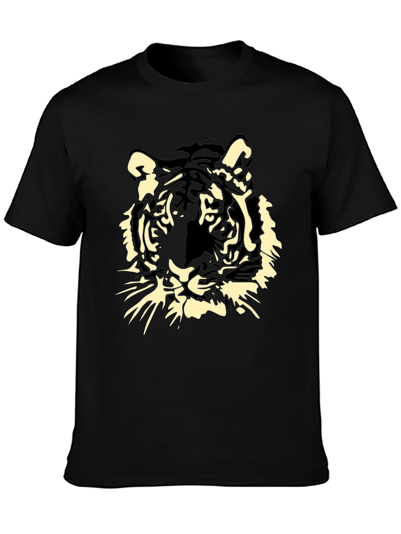 Tiger Graphic Black T-Shirt