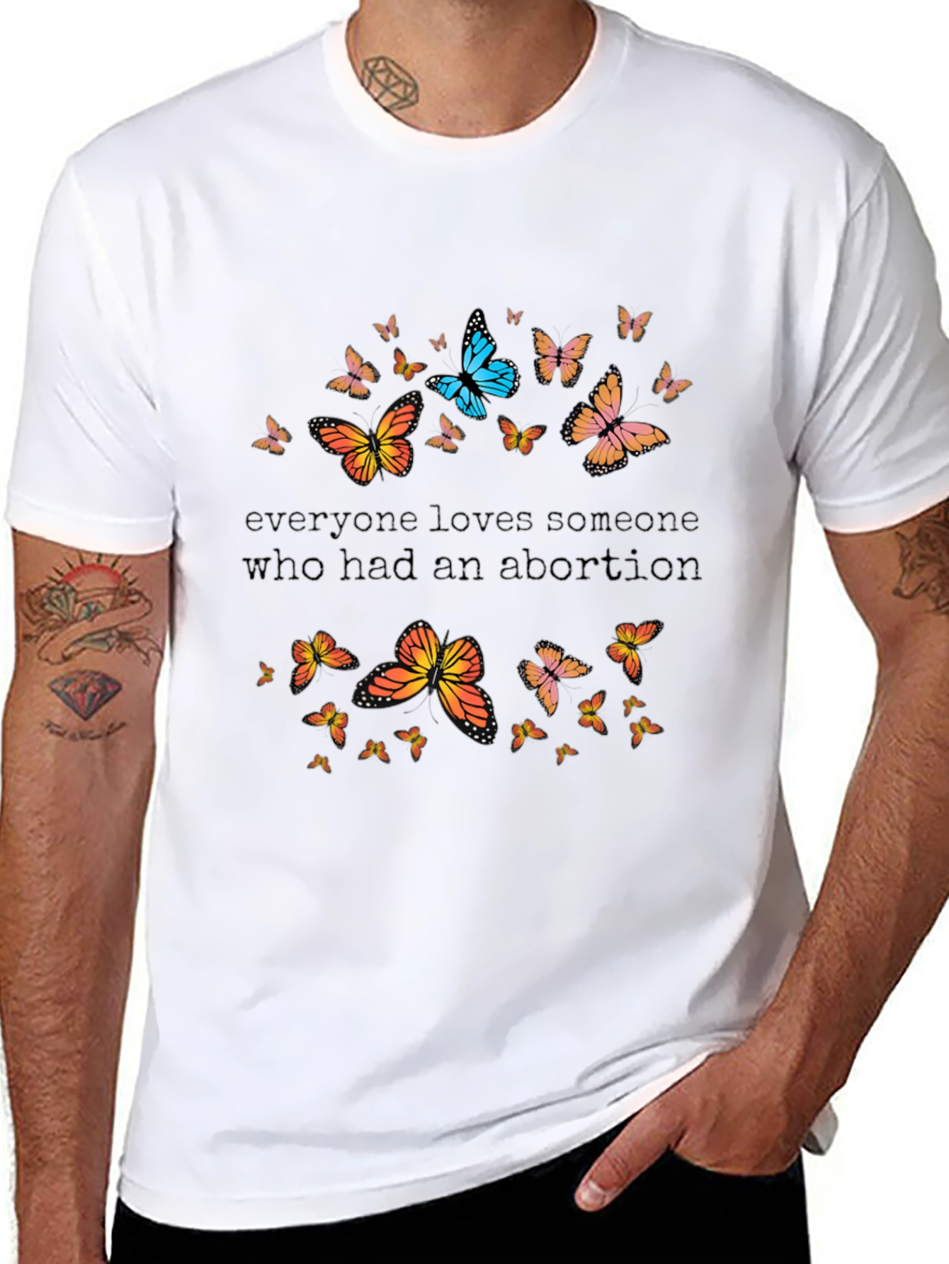 Butterfly Abortion Rights T-Shirt