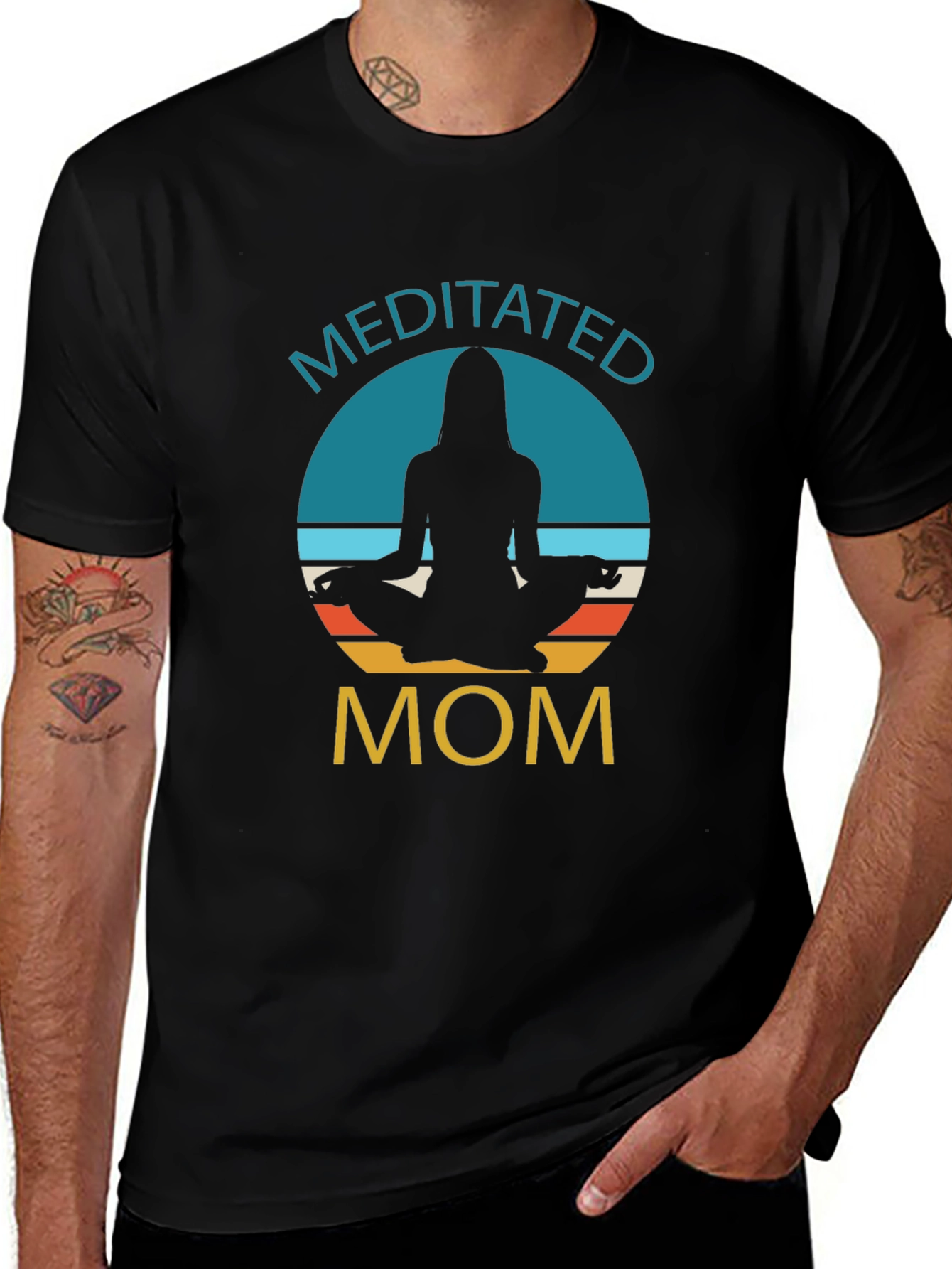 Meditated Mom Graphic T-Shirt