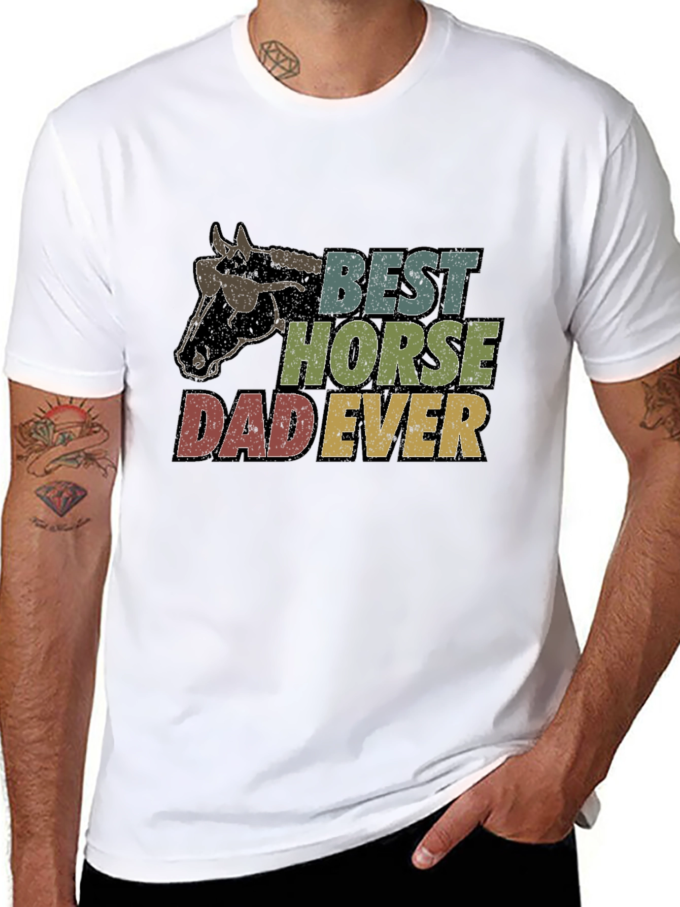 Best Horse Dad Ever Graphic Tee