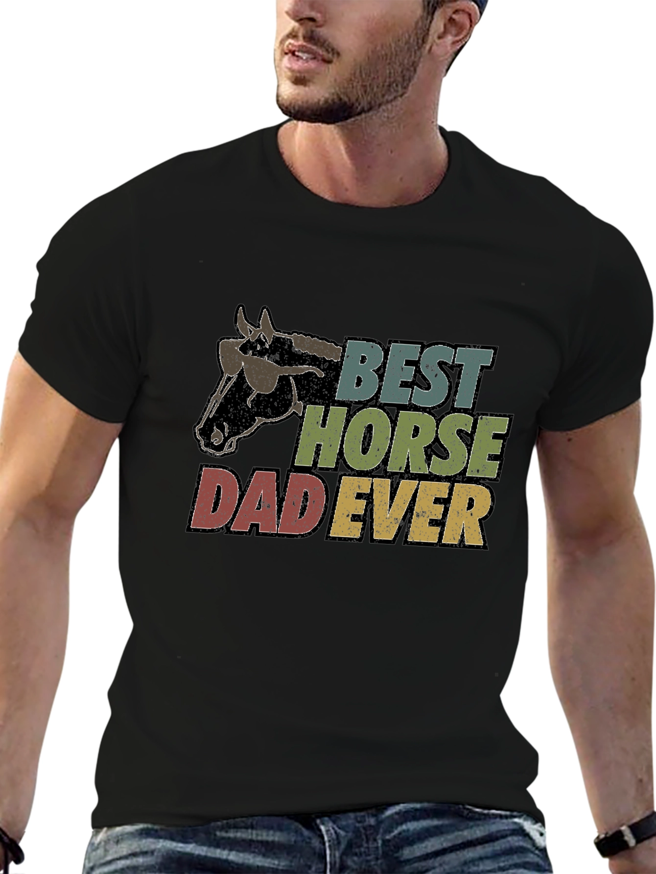 Best Horse Dad Ever Graphic Tee