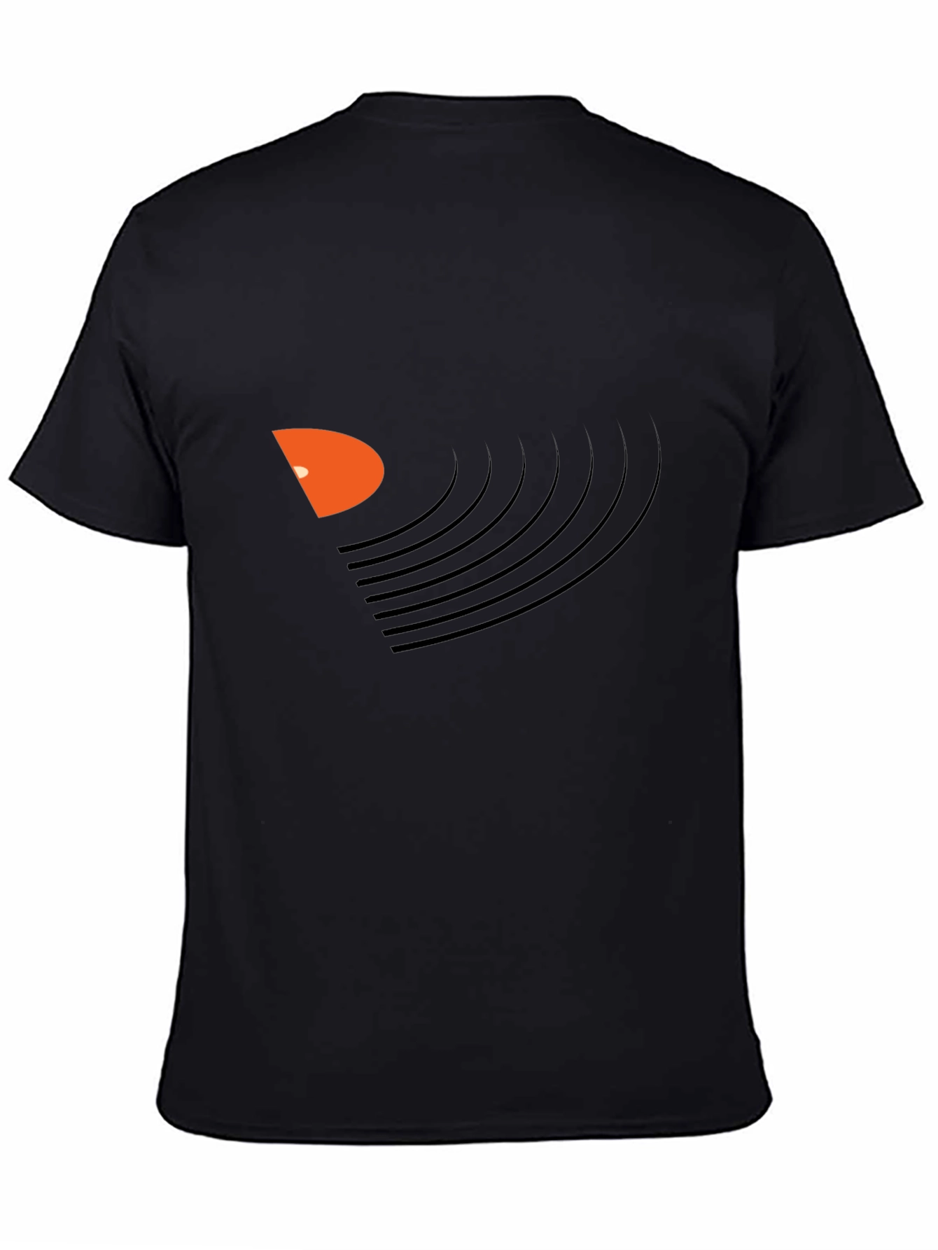 Vinyl Record Graphic Black T-Shirt