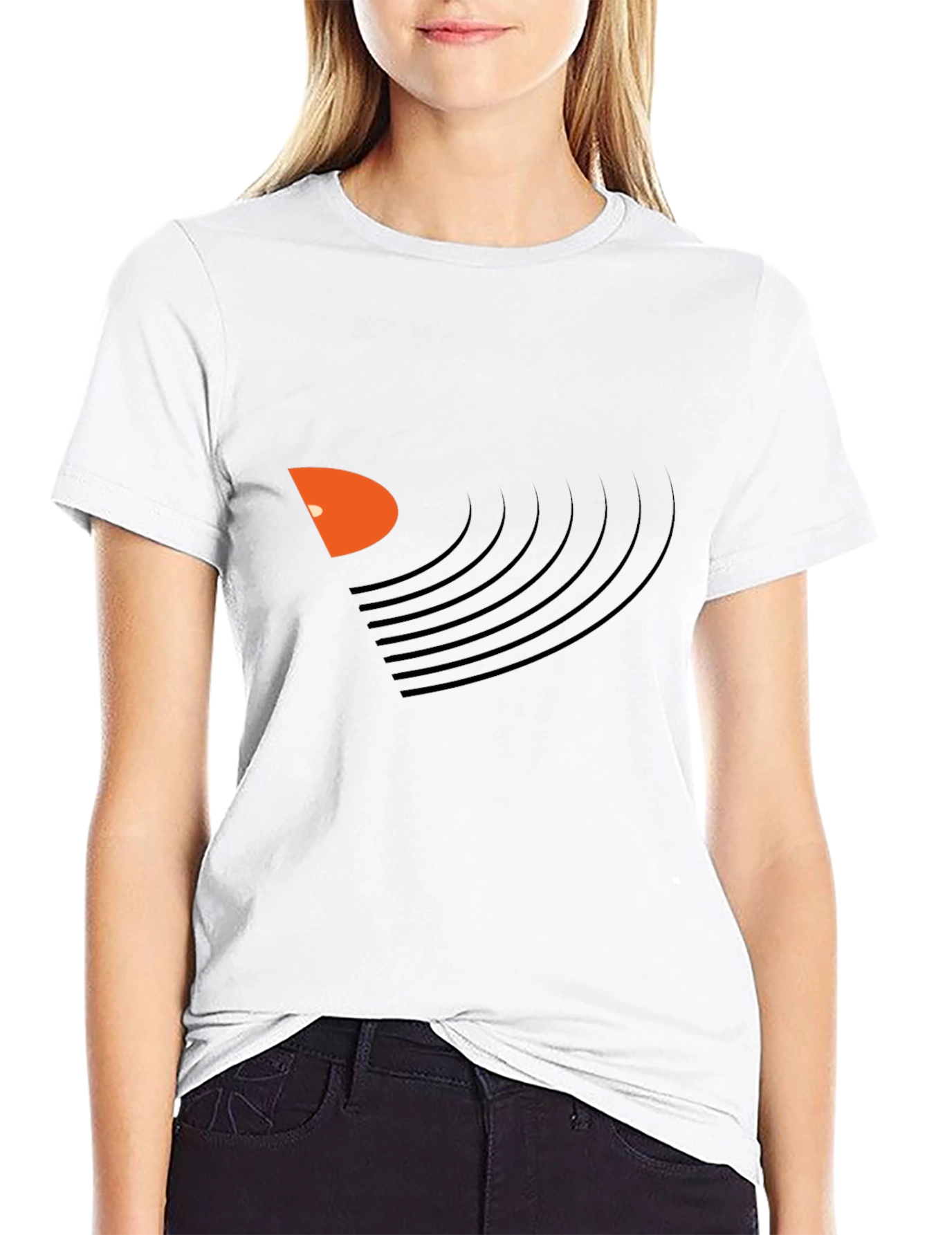 Vinyl Record Graphic Black T-Shirt