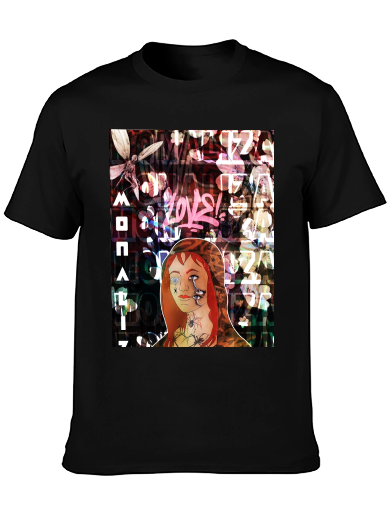 Artistic Graphic Tee - Unique Womens Print