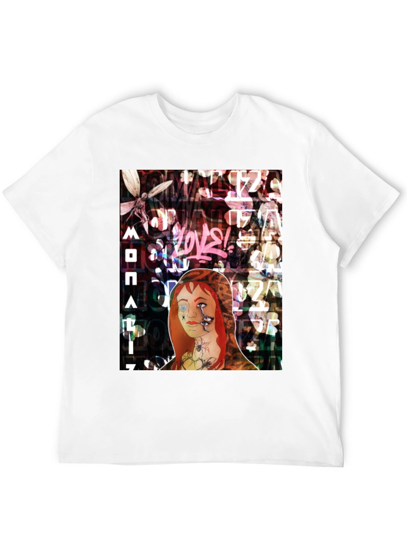 Artistic Graphic Tee - Unique Womens Print