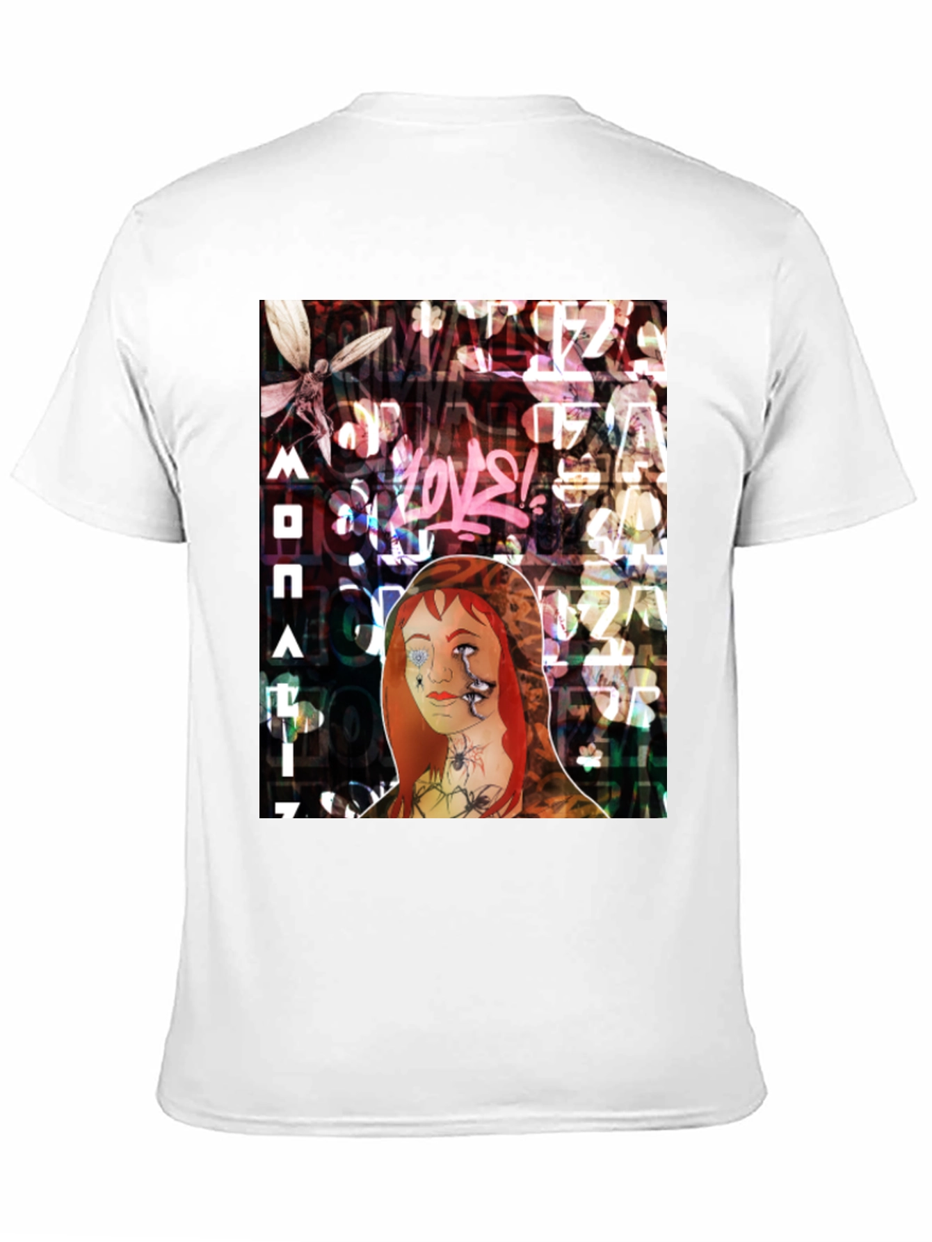 Artistic Graphic Tee - Unique Womens Print