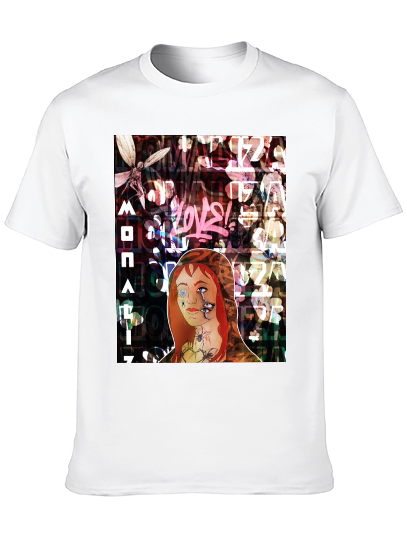Artistic Graphic Tee - Unique Womens Print