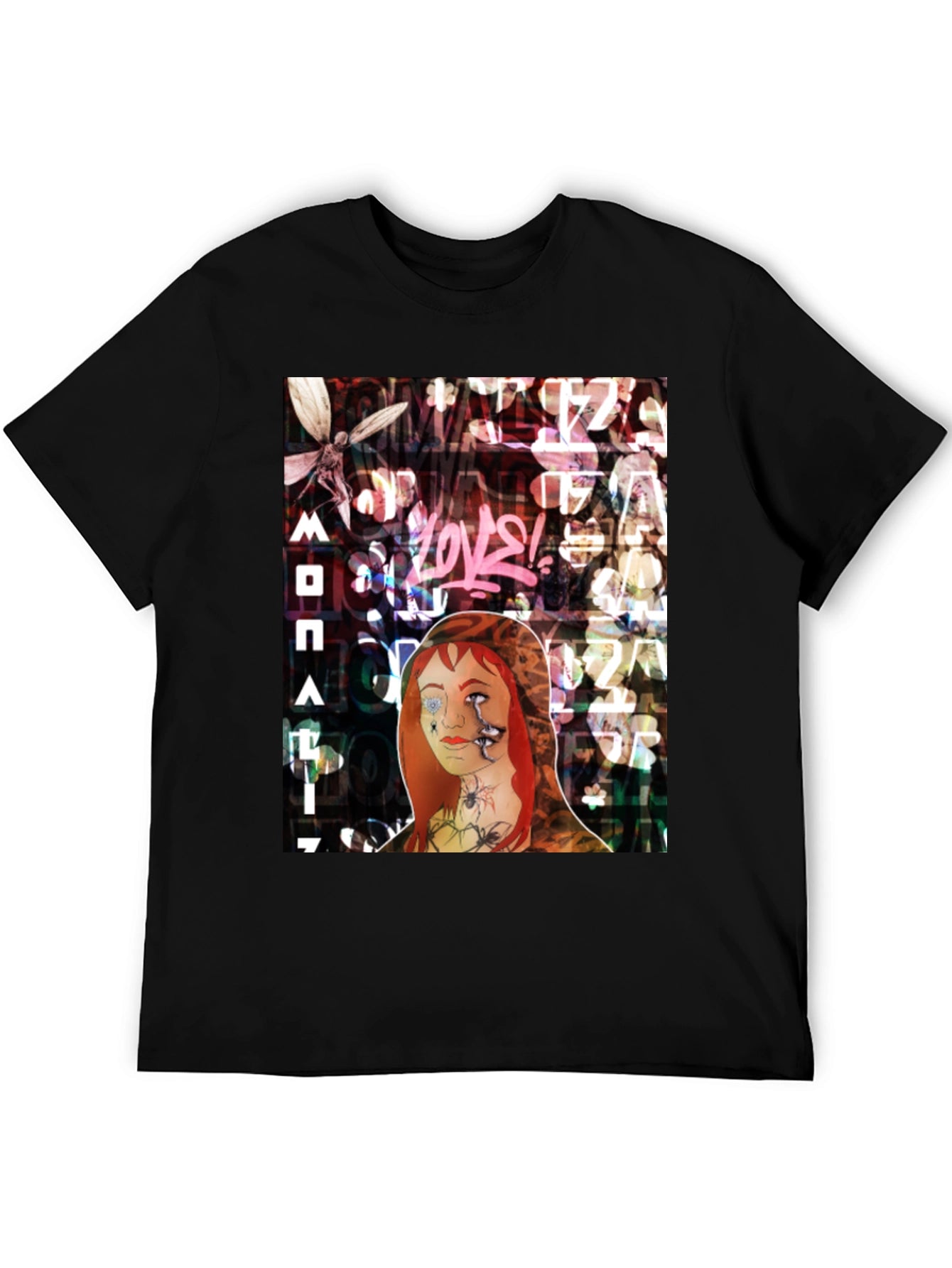 Artistic Graphic Tee - Unique Womens Print