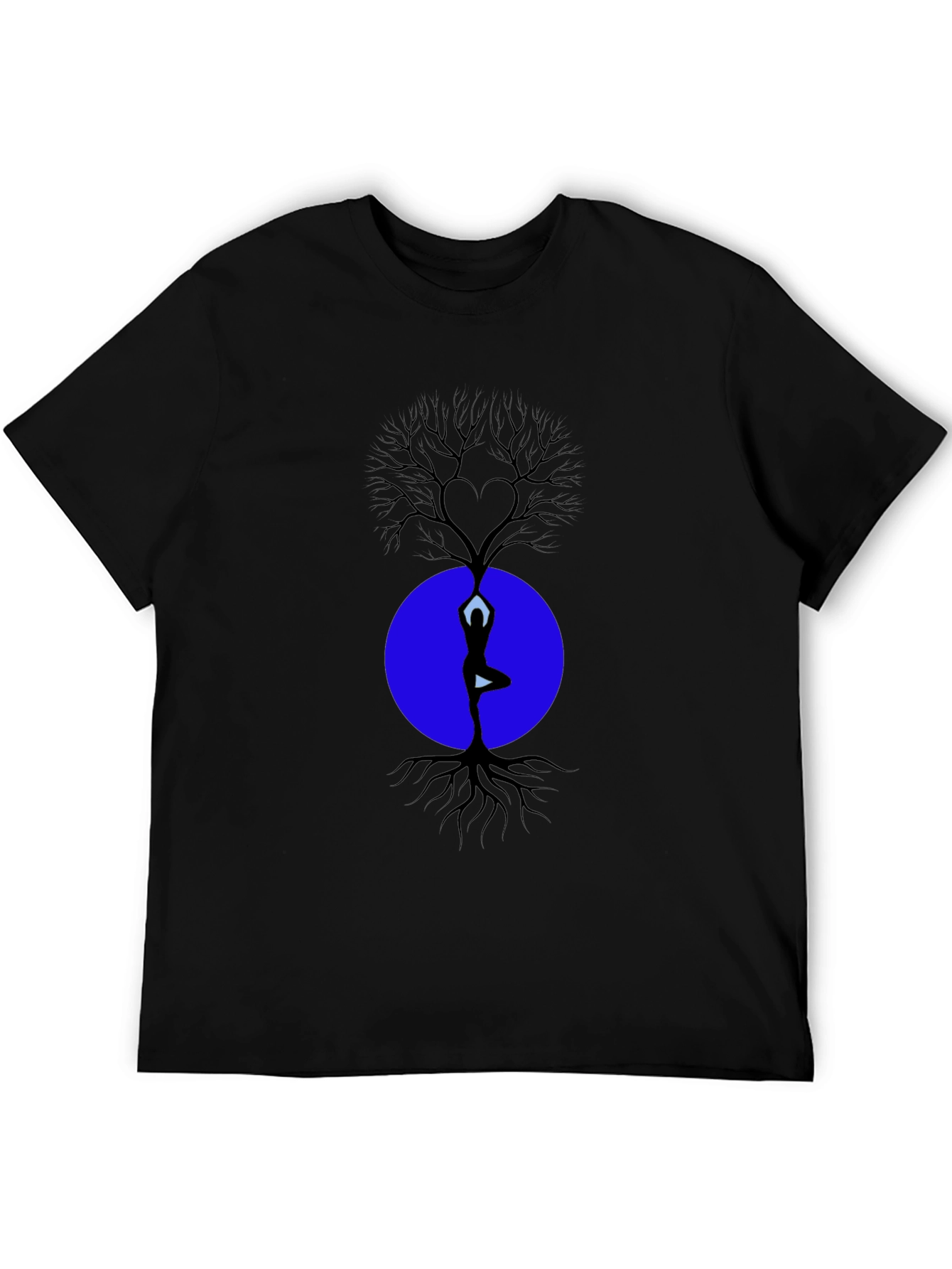 Yoga Tree Silhouette Graphic Tee