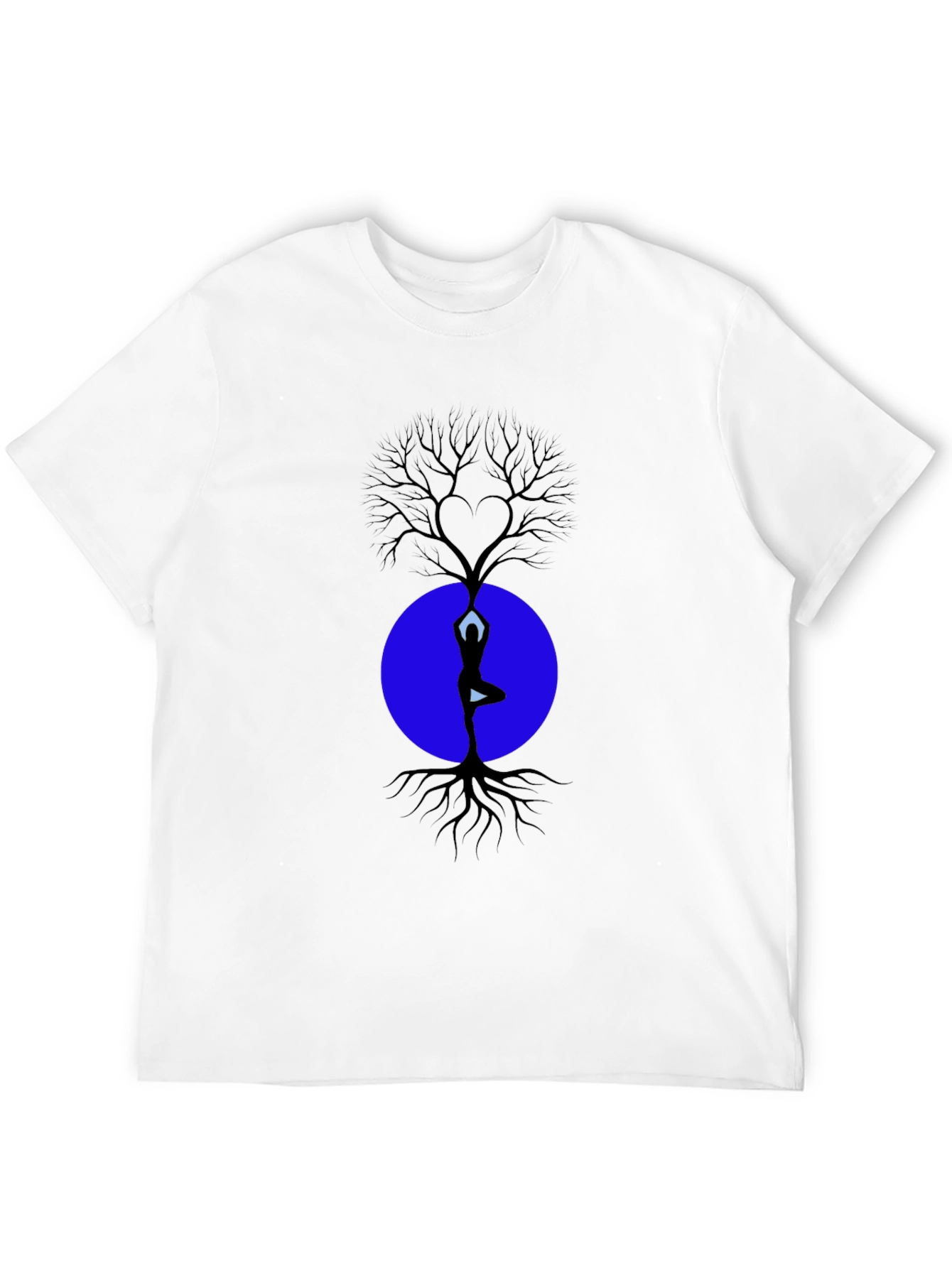 Yoga Tree Silhouette Graphic Tee