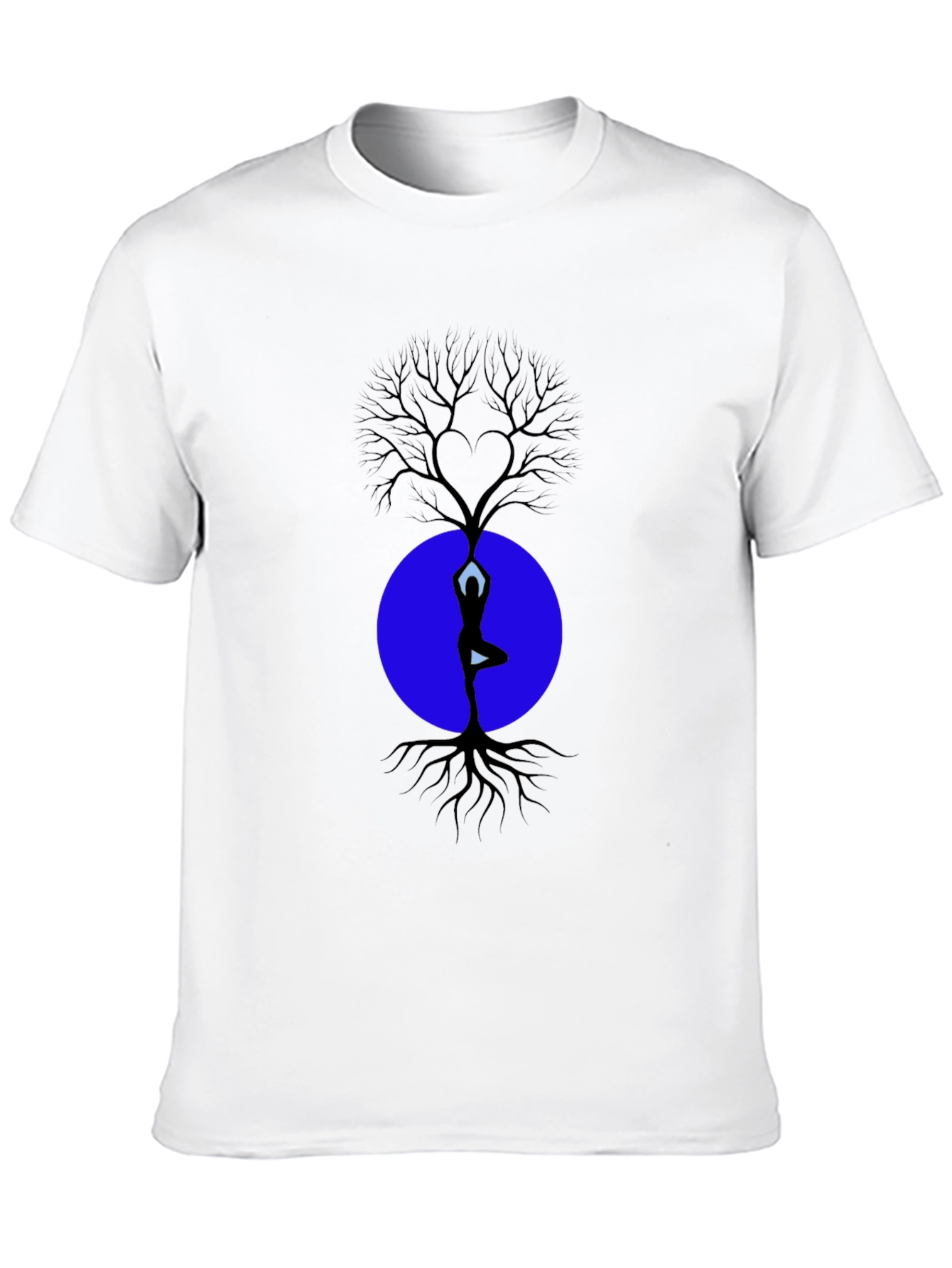 Yoga Tree Silhouette Graphic Tee