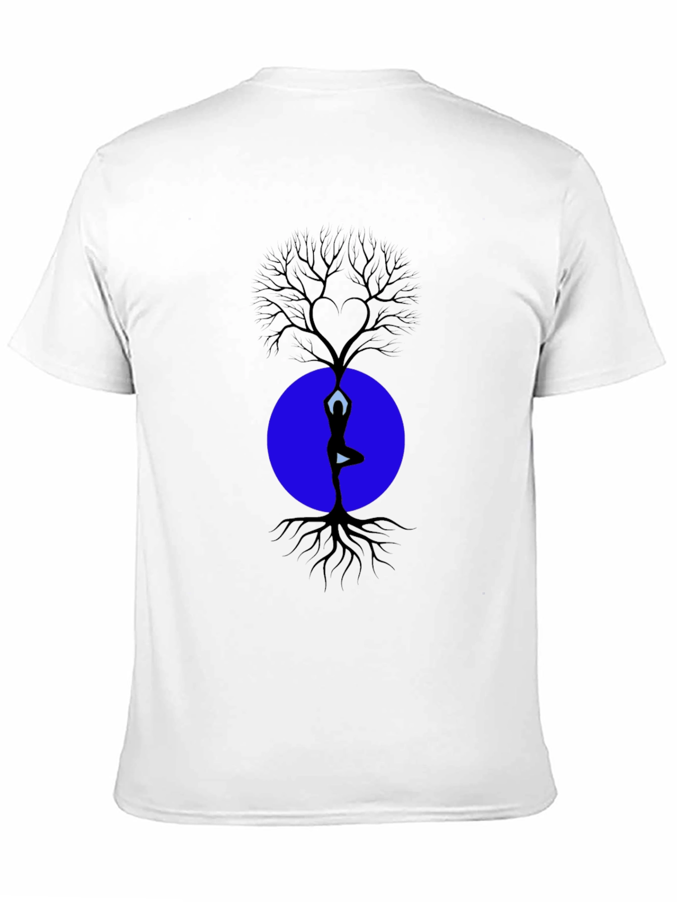 Yoga Tree Silhouette Graphic Tee