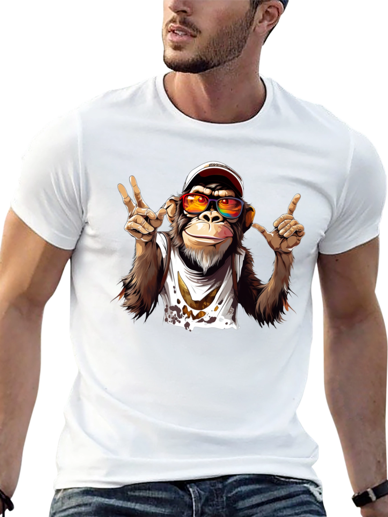 Cool Monkey Graphic Tee - Stylish Urban Wear