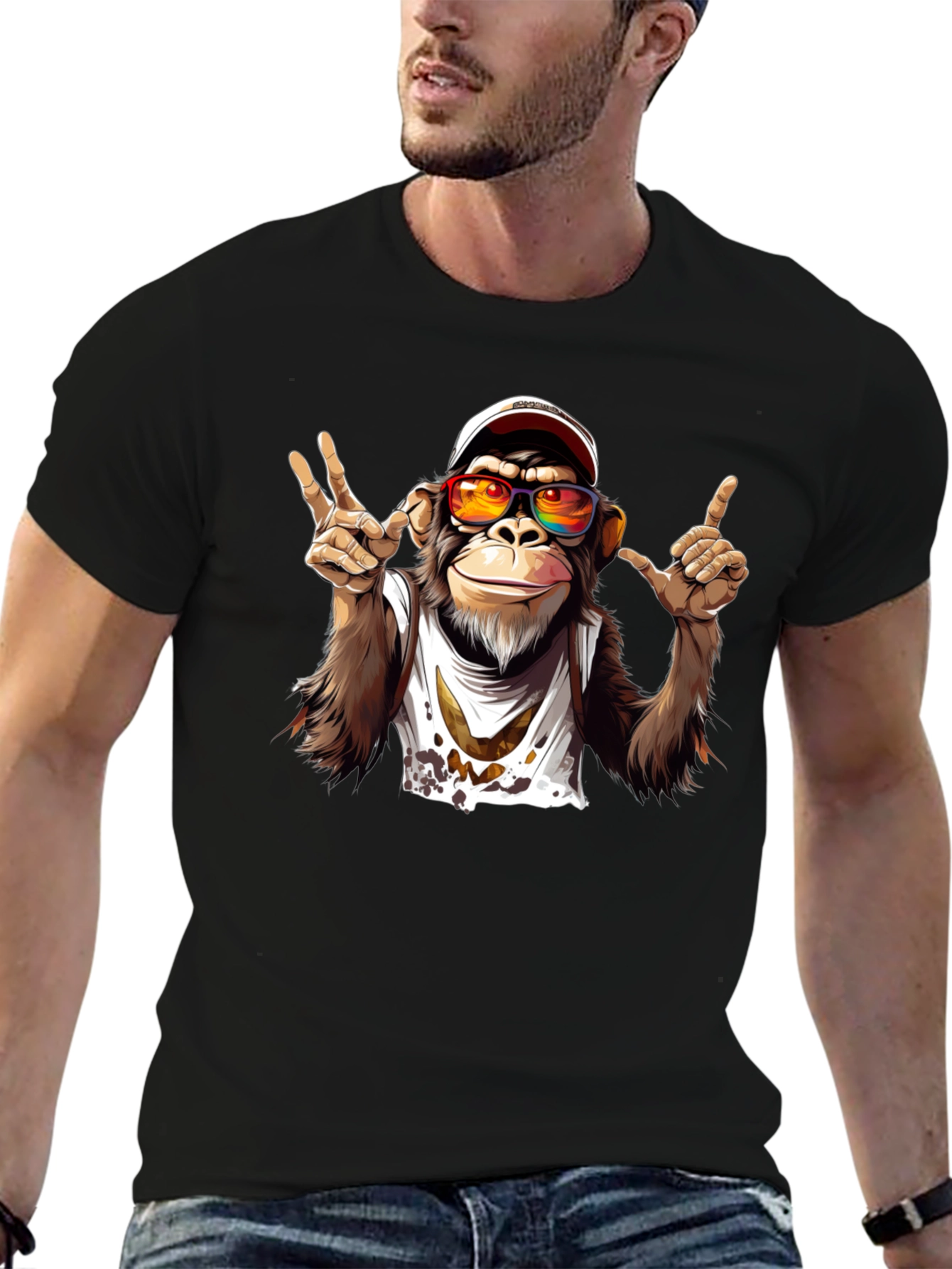 Cool Monkey Graphic Tee - Stylish Urban Wear