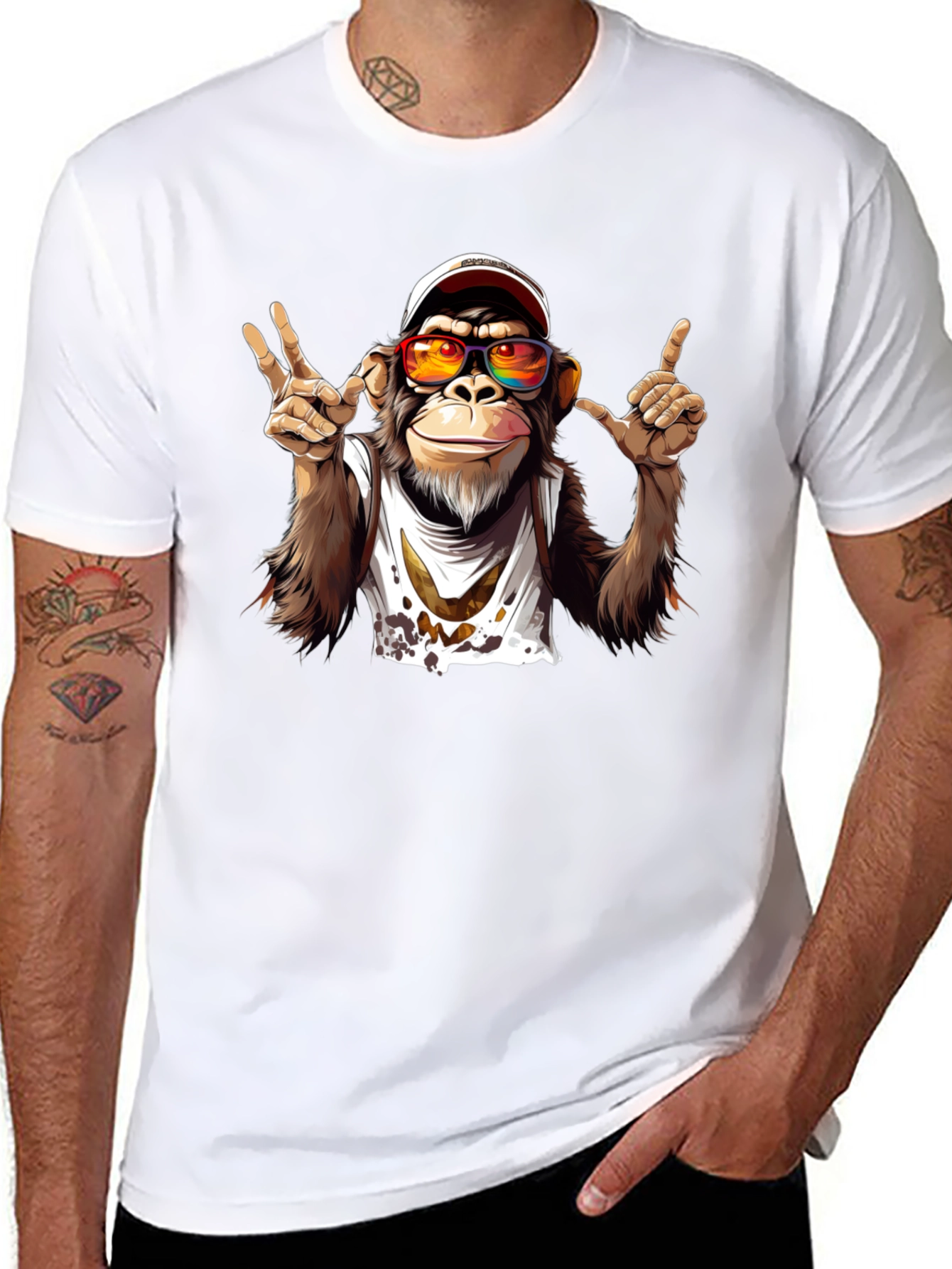 Cool Monkey Graphic Tee - Stylish Urban Wear