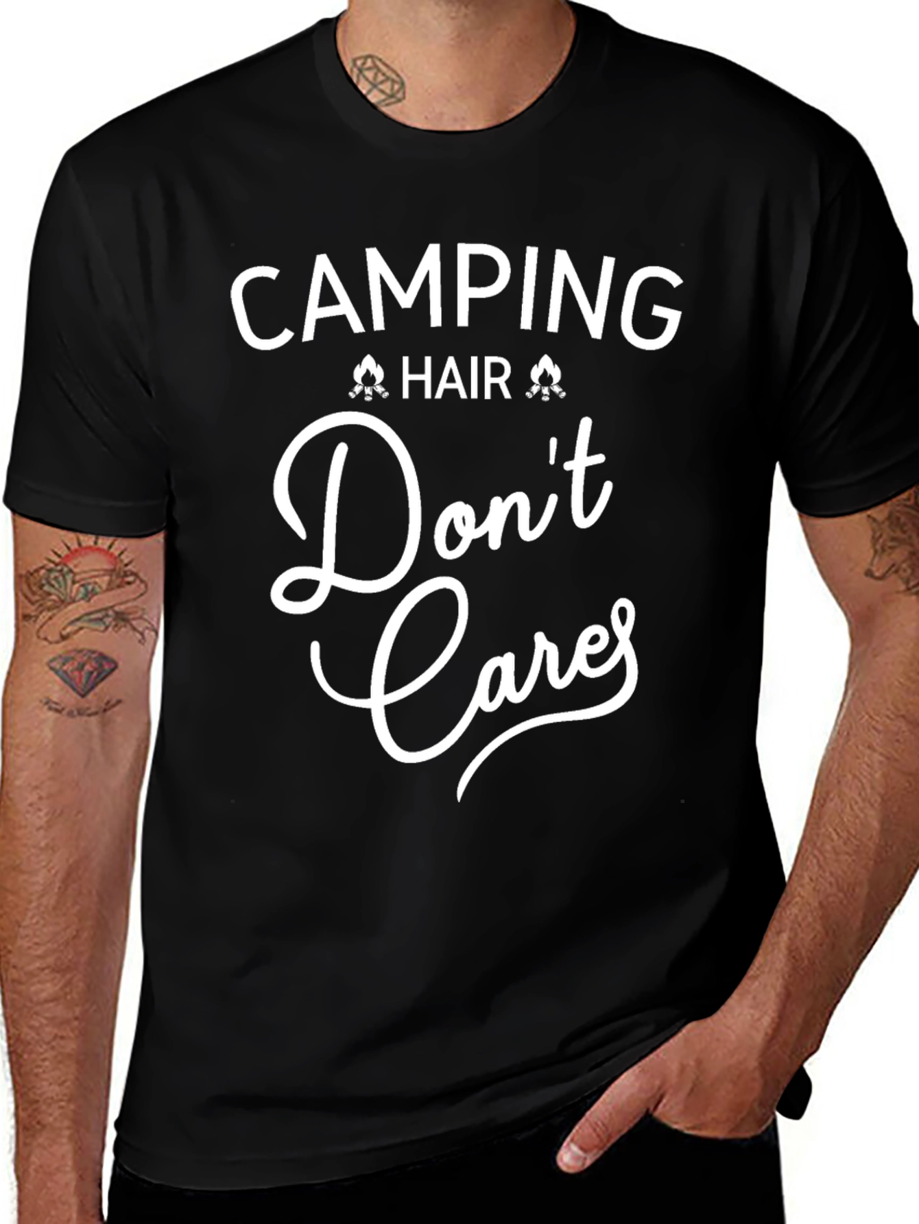 Camping Hair Dont Care T-Shirt