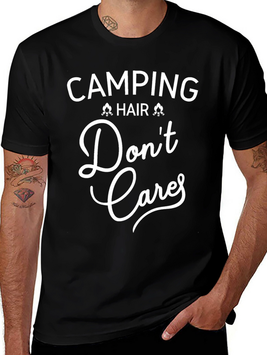 Camping Hair Dont Care T-Shirt